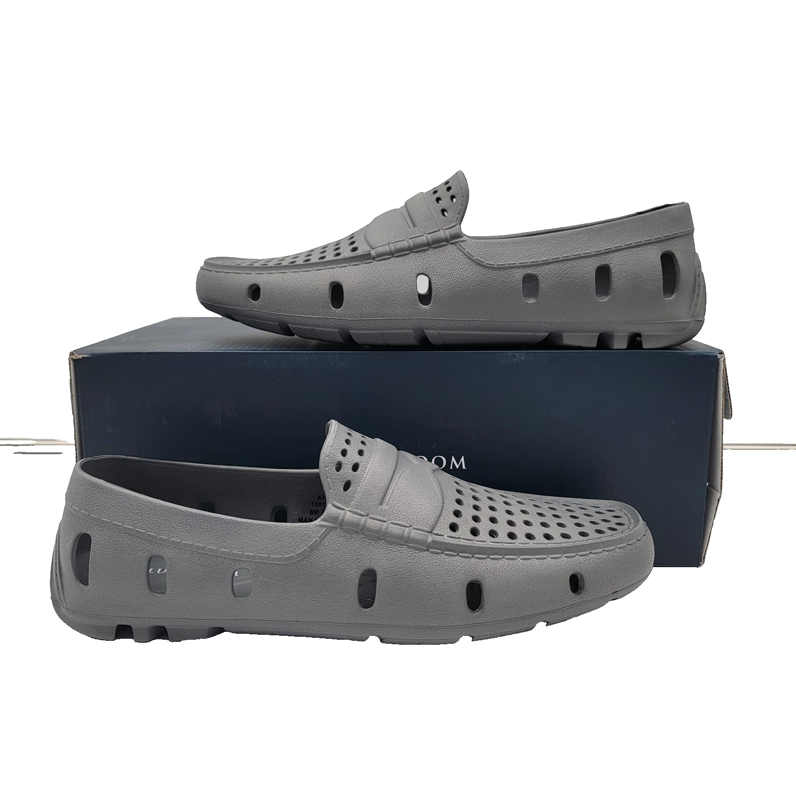 Club Room Atlas Shoes Mens Size 8 Gray Loafers Slip On Water Shoes Lightweight0