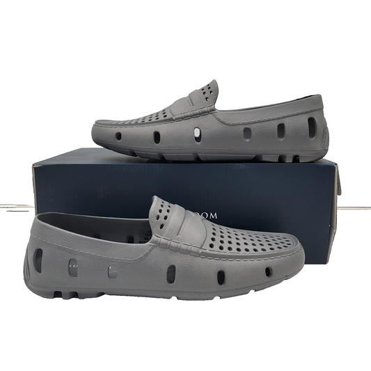 Club Room Atlas Shoes Mens Size 8 Gray Loafers Slip On Water Shoes Lightweight0