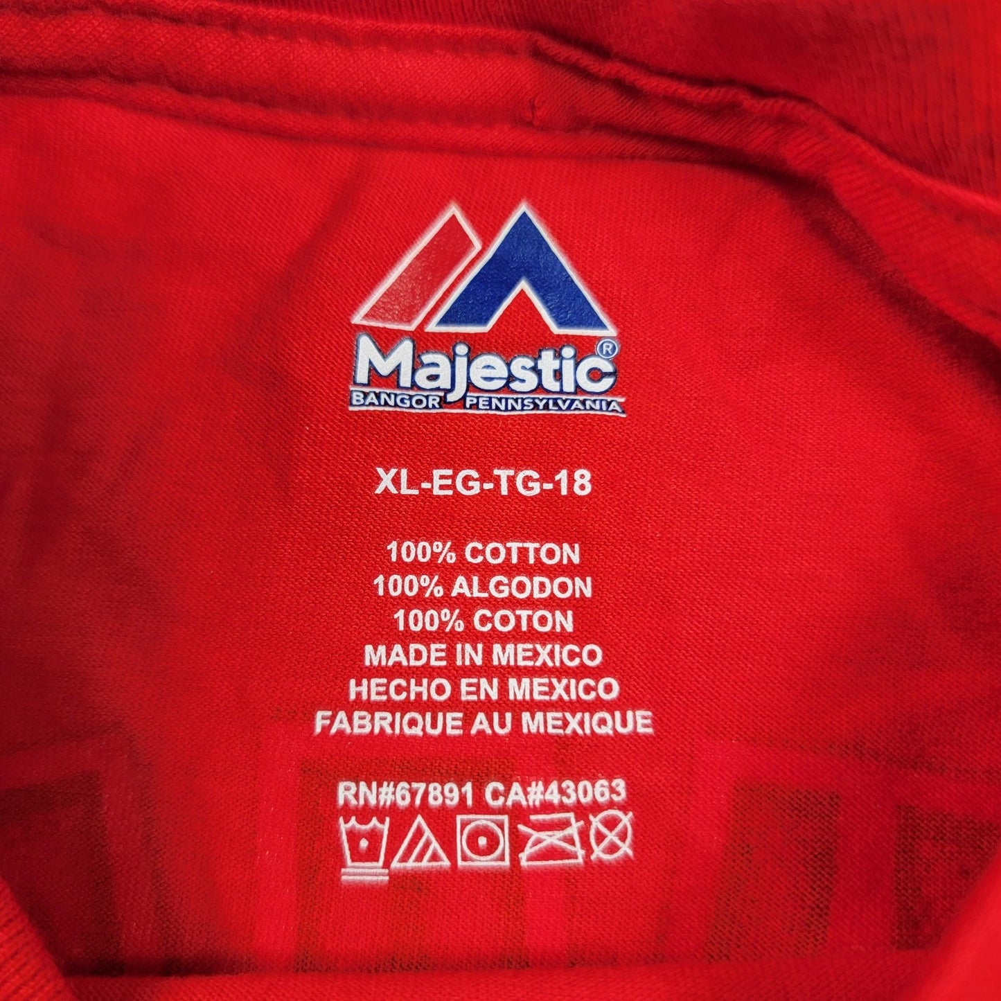 Los Angeles Angels Shirt Mens XL Red MLB Baseball Richards 43 Player Tee