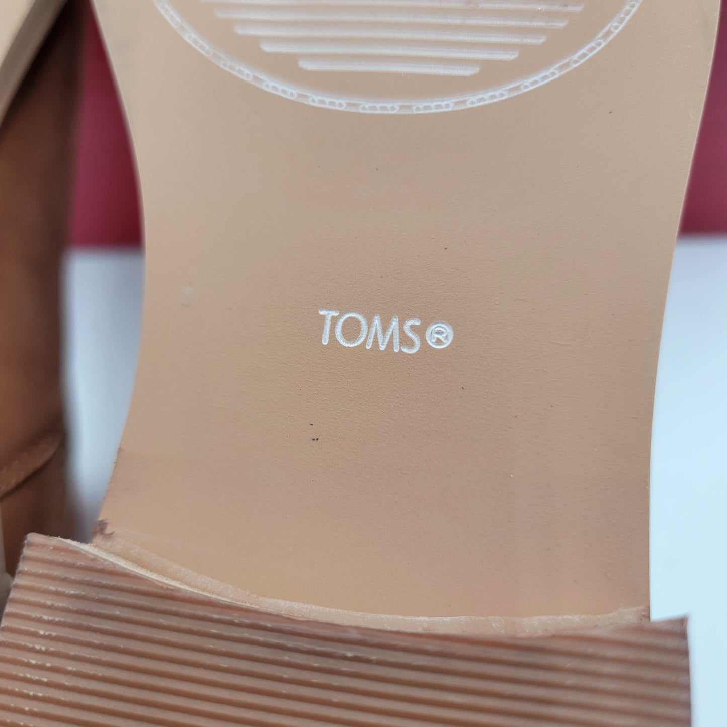 TOMS Boots Womens Size 5.5 Chelsea Ankle Leather Slip On Shoes 1003740522