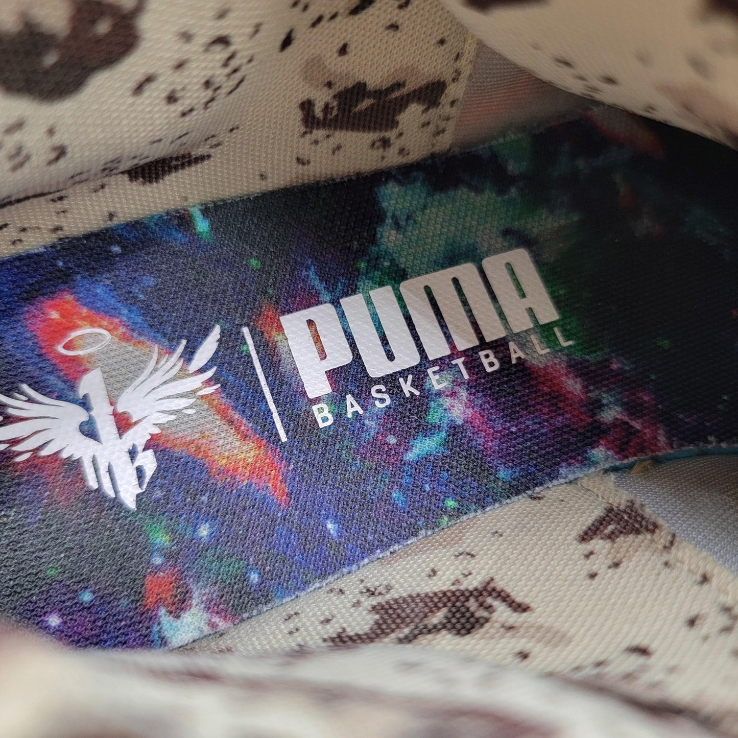 Puma MB.01 Shoes Mens Size 11 Beige Orange LaMelo Basketball Camo 379217013176