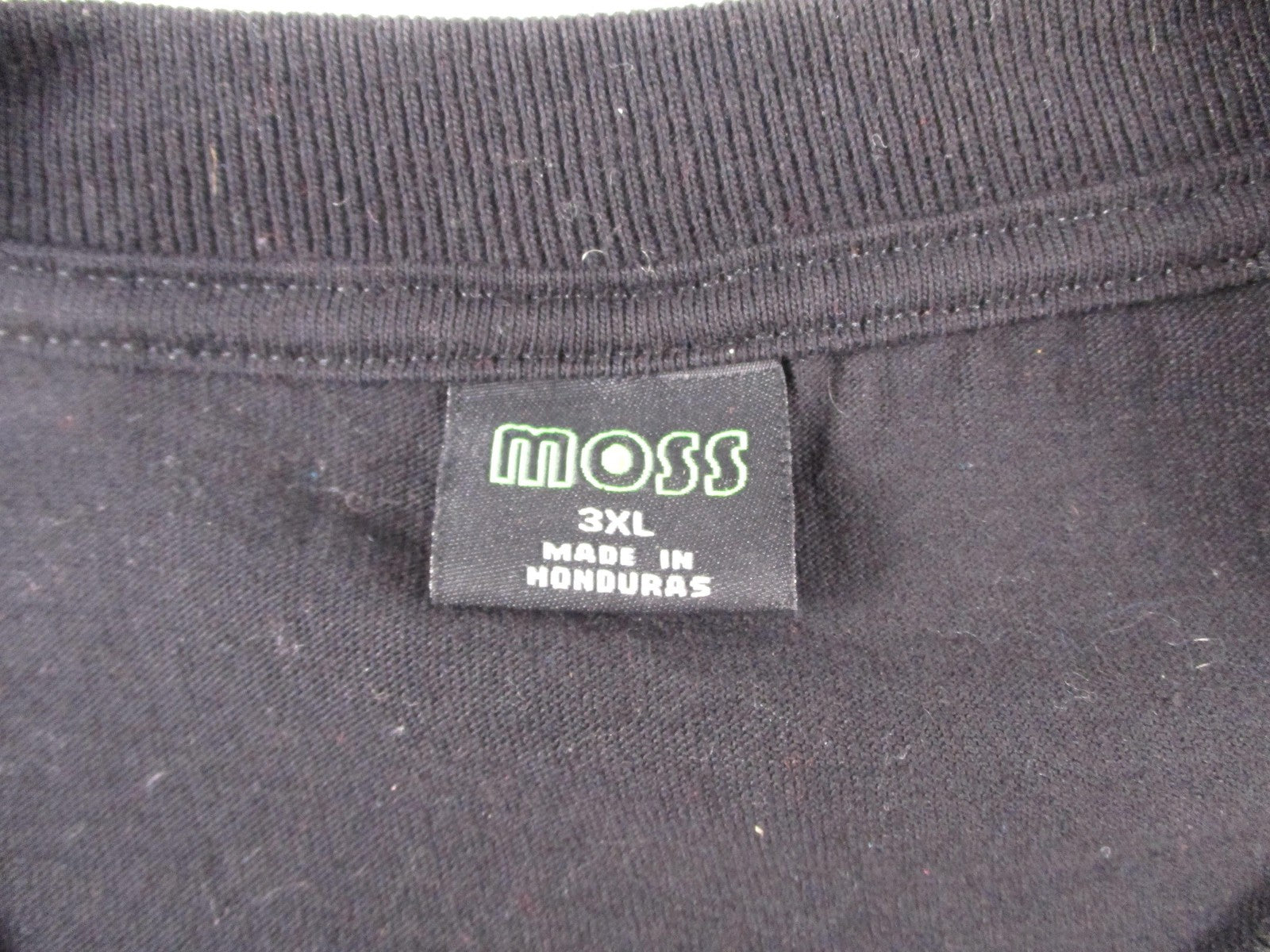 Moss Shirt Mens 3XL Black Silver Glitter Smoking Gun Graphic Tee Oversized2