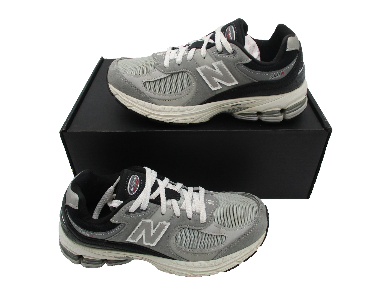New Balance 2002R Big Kid 'Slate Grey Black' Sz 5.5 Running GC2002SG Sneaker 1R52