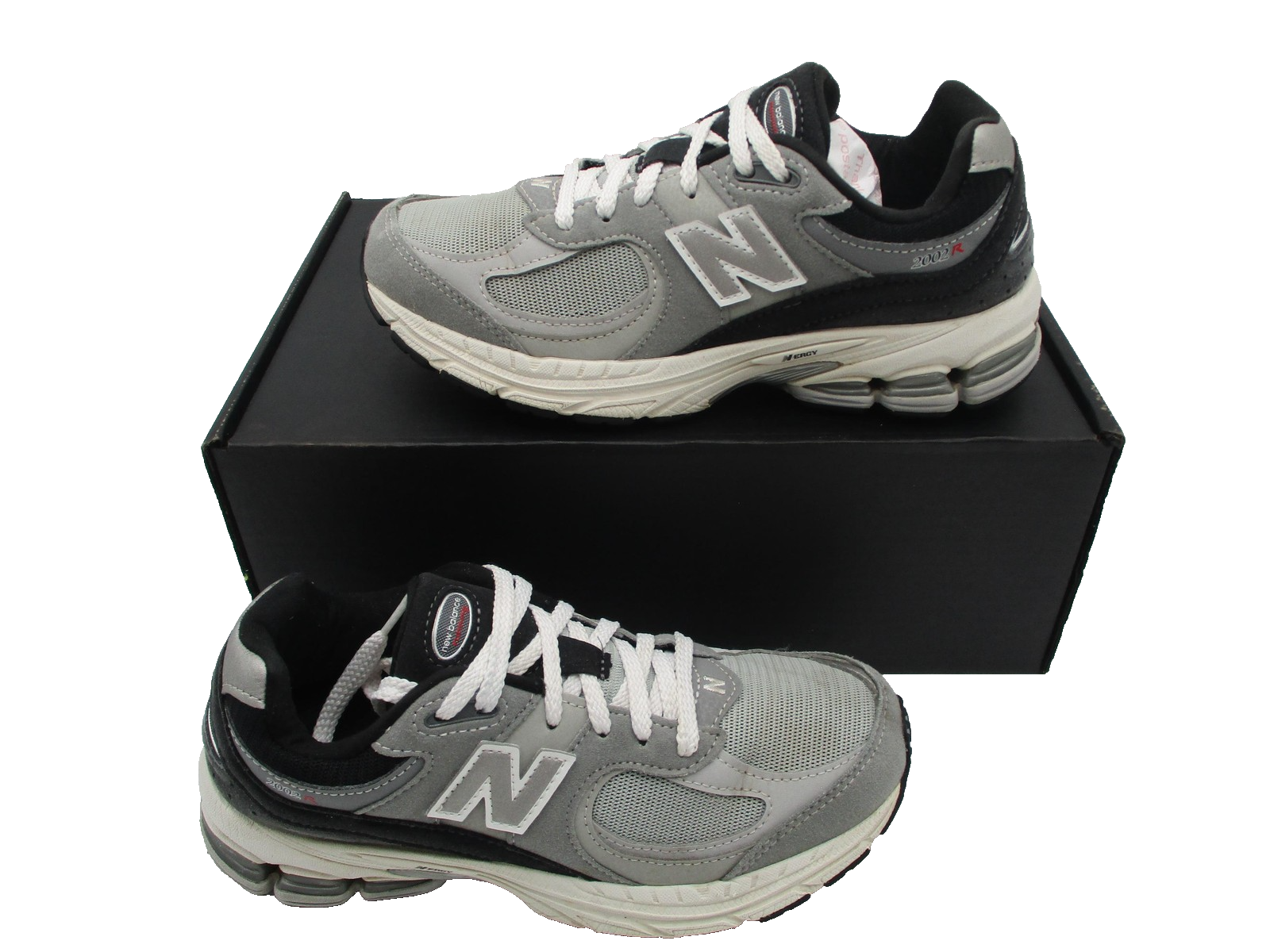New Balance 2002R Big Kid 'Slate Grey Black' Sz 5.5 Running GC2002SG Sneaker 1R52