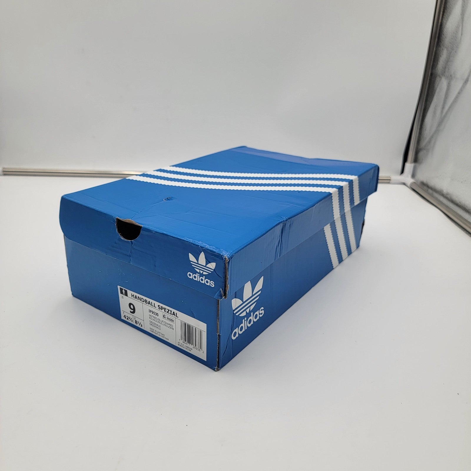 Adidas Handball Spezial Mens Shoes Size 9, Color: Burgundy/Royal Blue UF953011