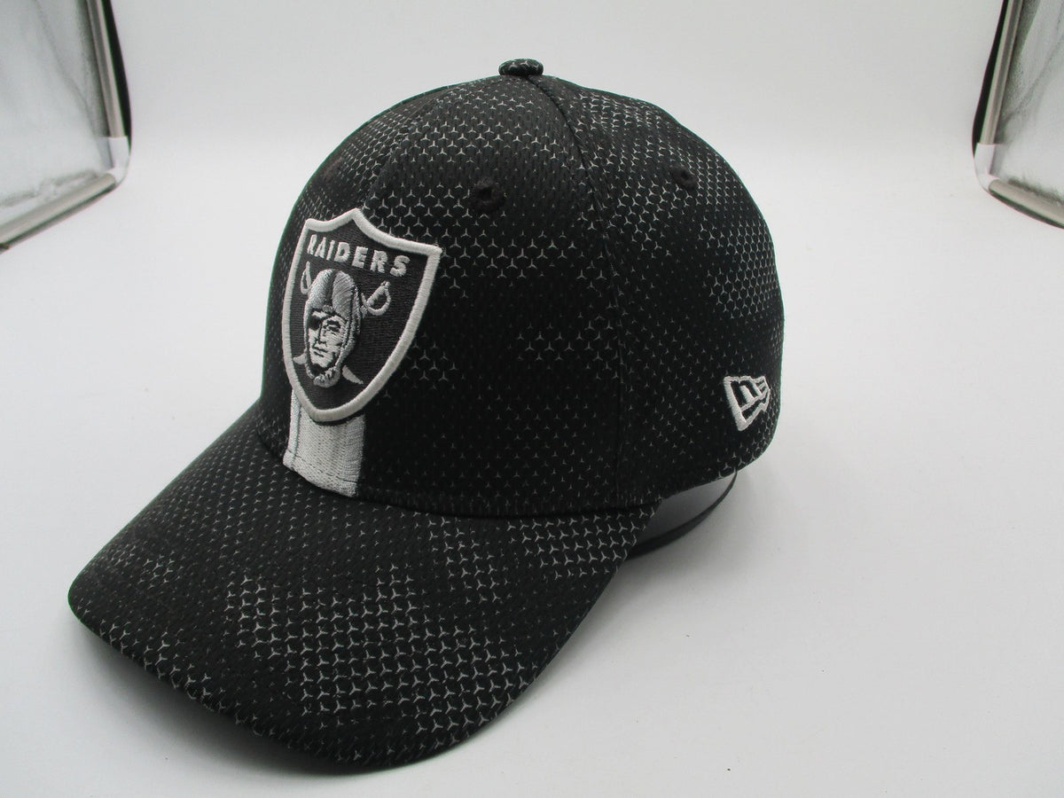 Las Vegas Raiders Hat Cap Fitted Mens Large Black NFL Football New Era 39THIRTY4