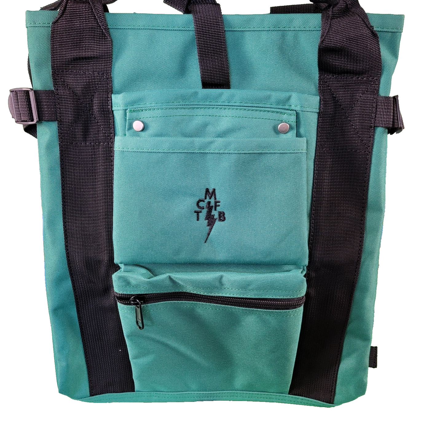 McNairy & Co B’NESS Roll Top Backpack Kelly Green Canvas Bag NWT $1980
