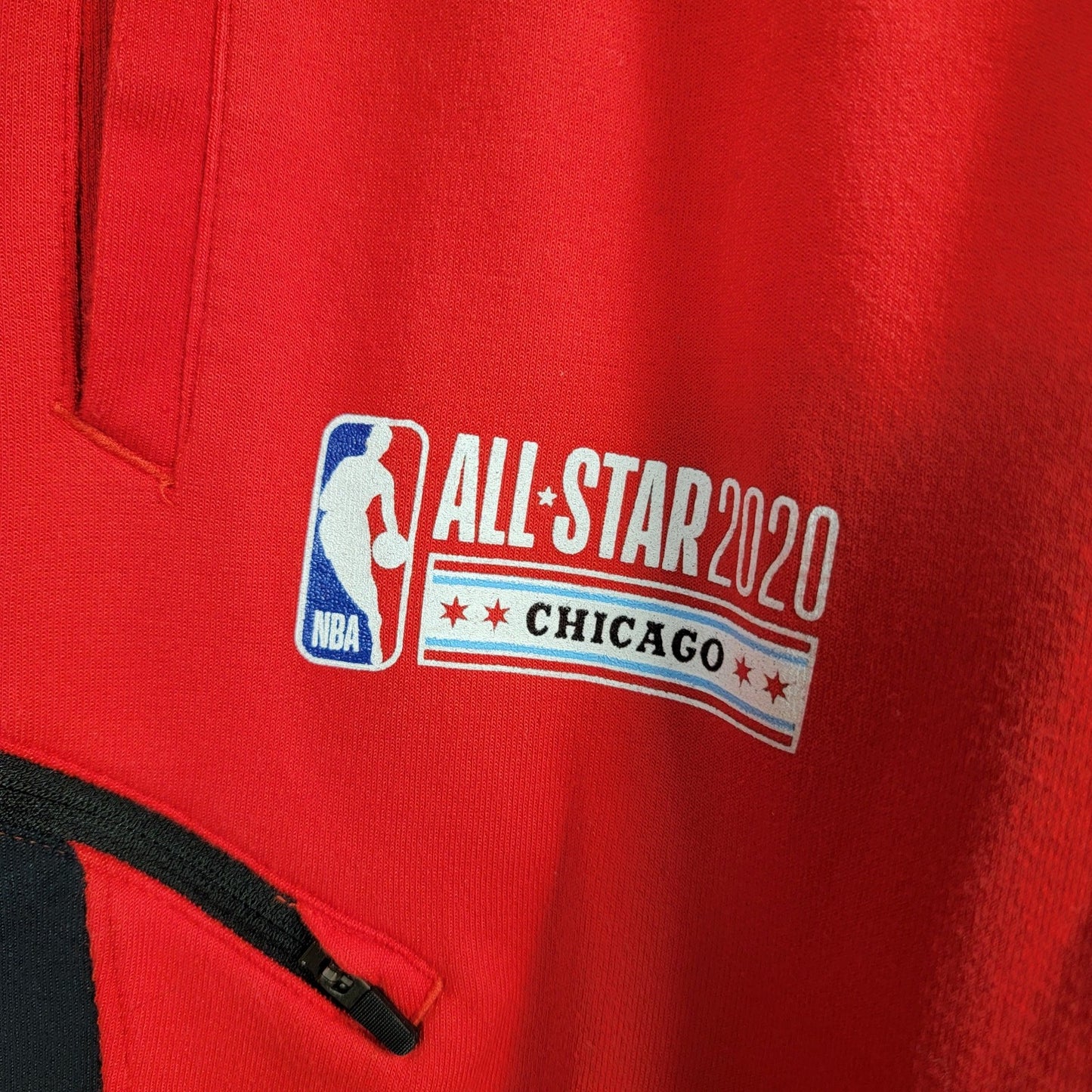 Nike NBA AllStar 2020 Chicago Red DriFit Tracksuit Hoodie & Pants M