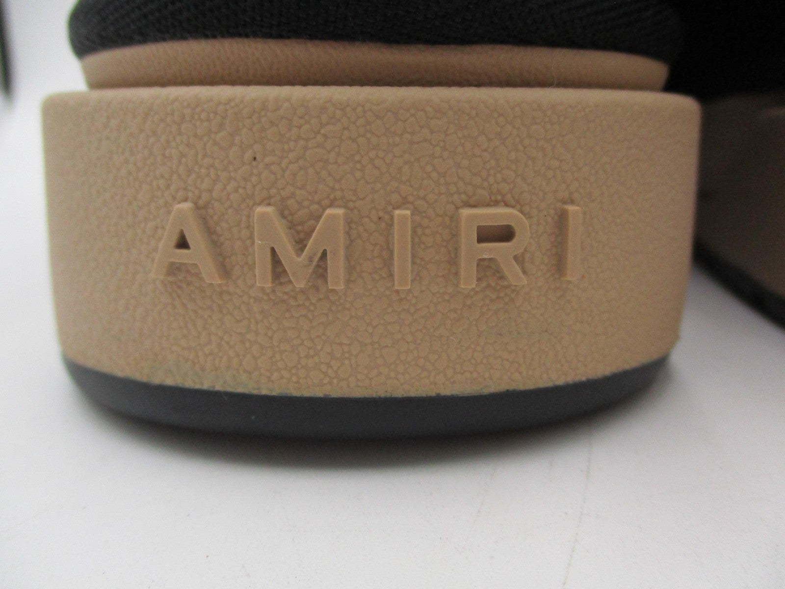 Amiri Malibu Boots Womens Size 10 Black Tan Shearling Slip On Suede platform 1I98