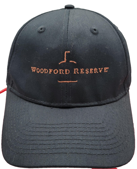 Woodford Reserve Hat Cap Strap Back Black Embroidered Promo Adjustable Mens0