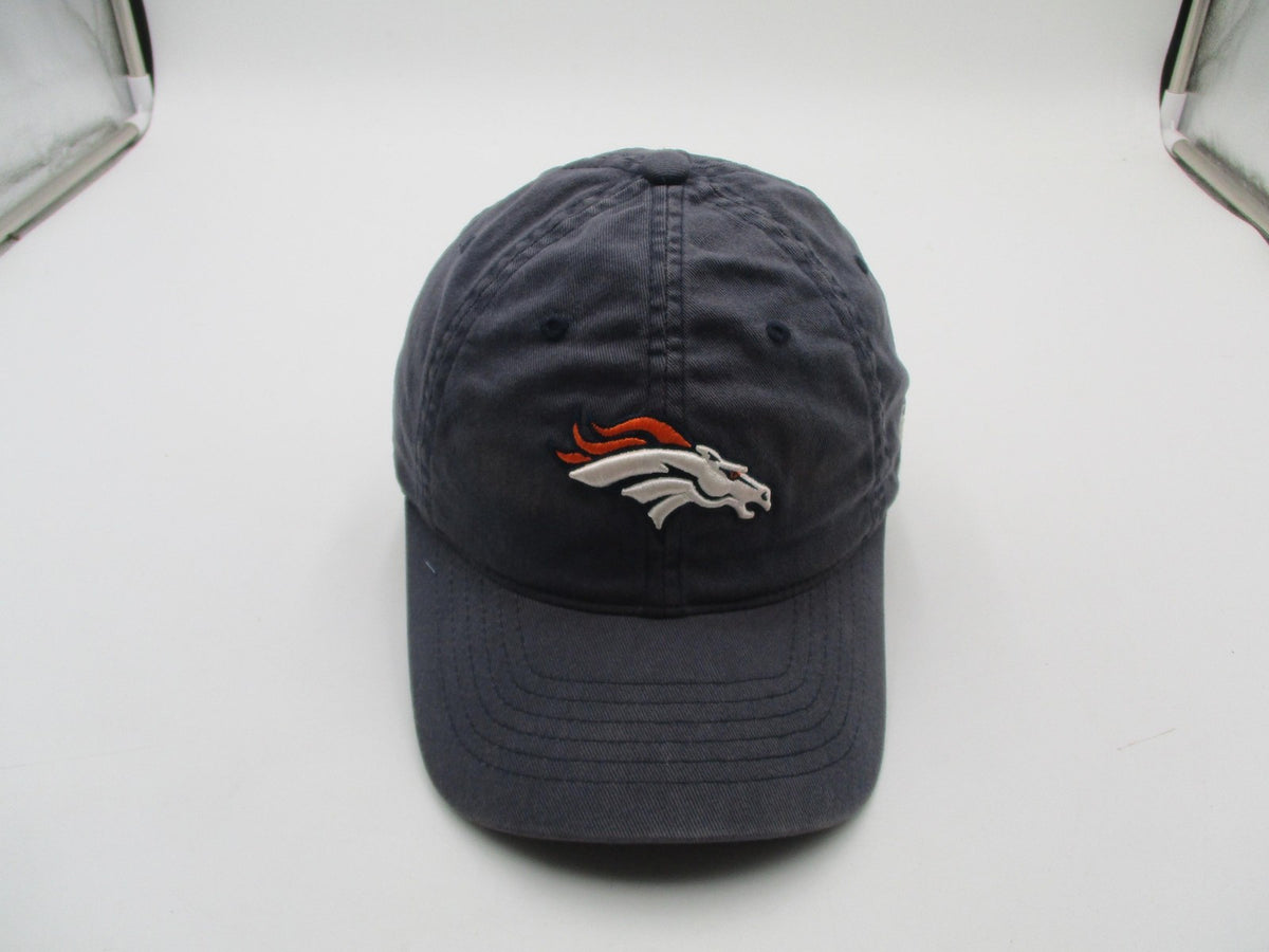 Denver Broncos Hat Cap Fitted Mens L/XL Blue NFL Football Reebok Sideline1