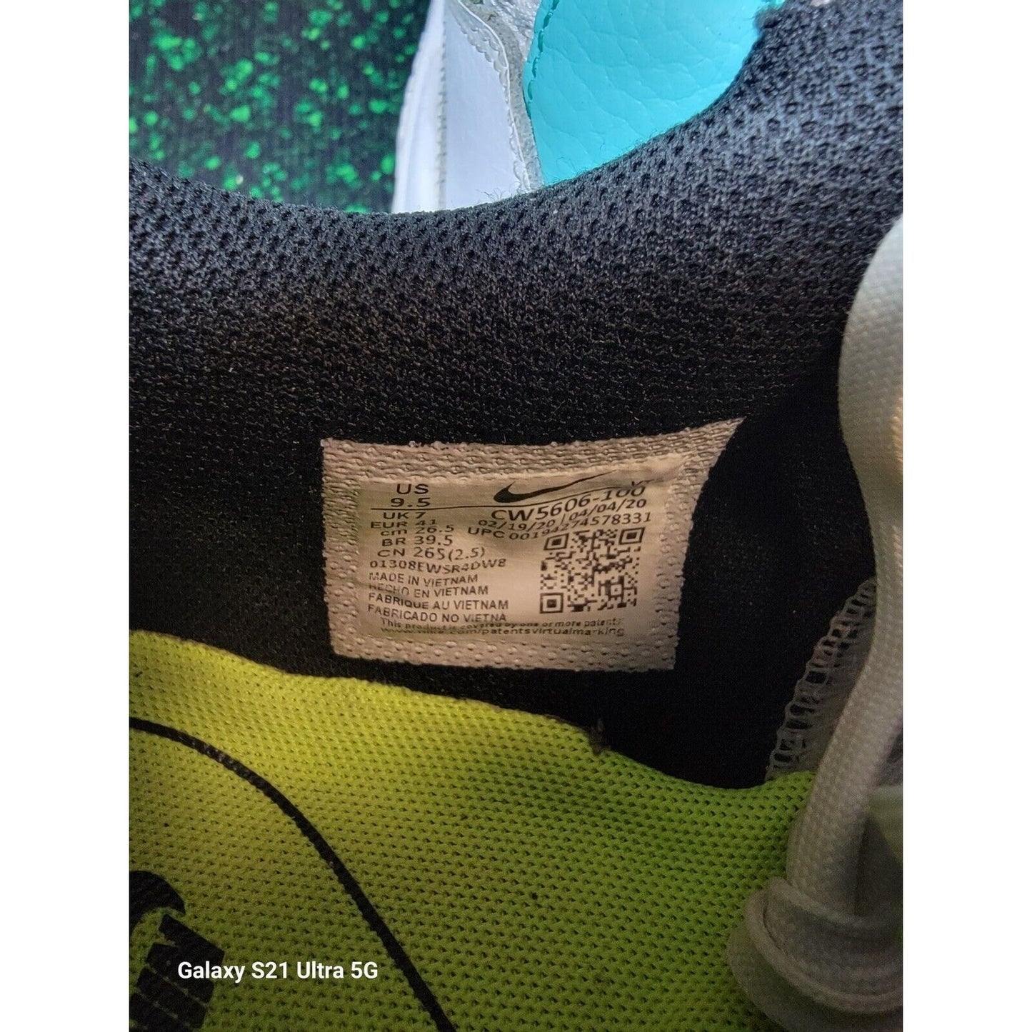 Nike Wmns Air Max Excee 'White Volt CW5606100 SZ 9.5W8