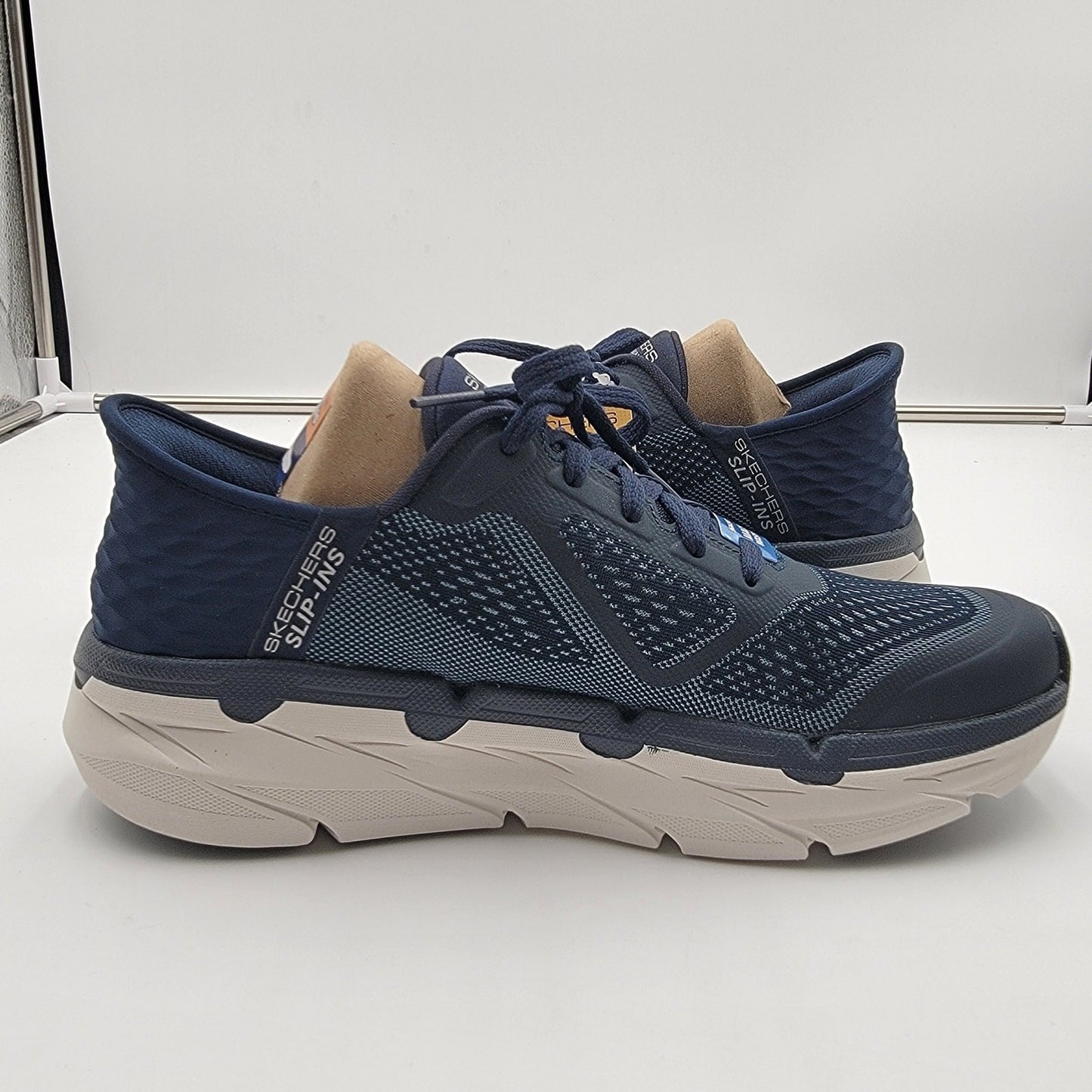 Skechers Max Cushion SlipIns Running Shoes 220313 Navy Sz 7.51