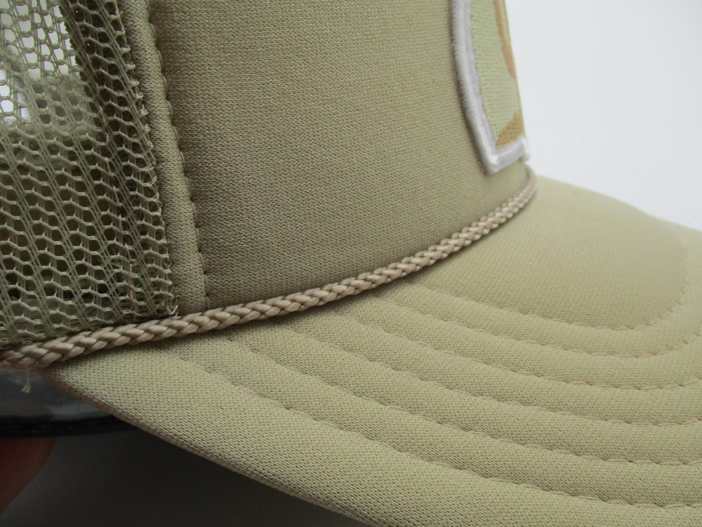 Otto Cactus Desert Hat Cap Snap Back Mens One Size Beige Trucker Mesh Patch8