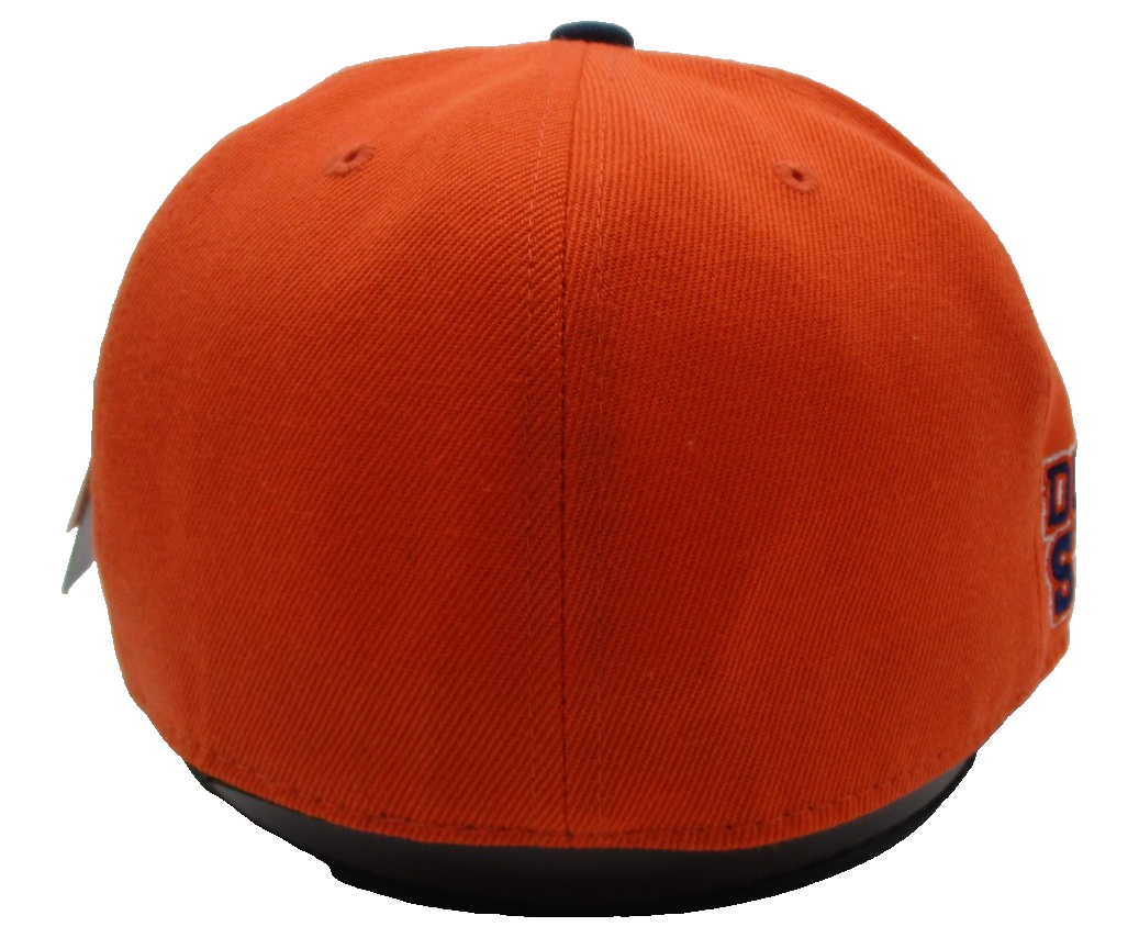 Detroit Stars Hat Cap Fitted Mens 7 1/4 Orange Negro Leagues Baseball Headgear2