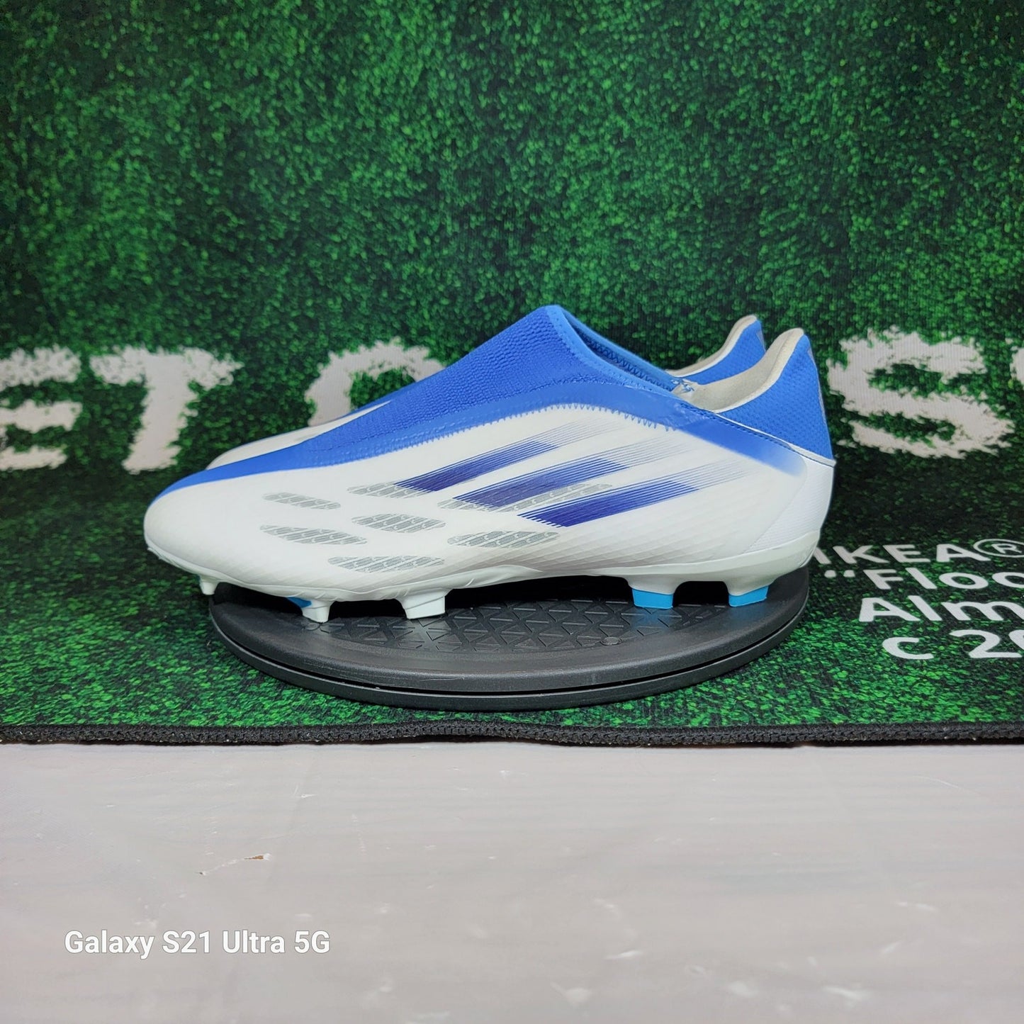 Adidas X Speedflow.3 Laceless FG 'White Legacy Indigo' Sz 13 GW7495