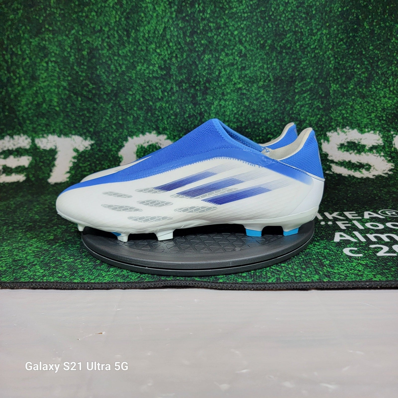 Adidas X Speedflow.3 Laceless FG 'White Legacy Indigo' Sz 13 GW7495
