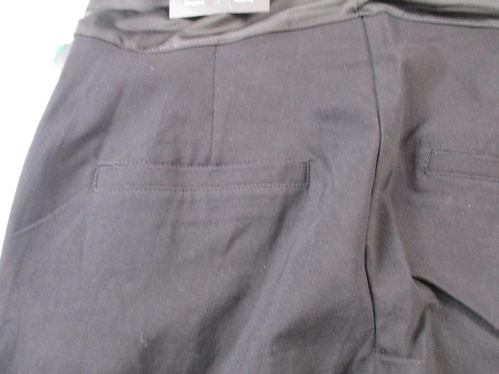 Maurices Maternity Dress Pants Womens Small Pull On Skinny Black Bengaline 144911