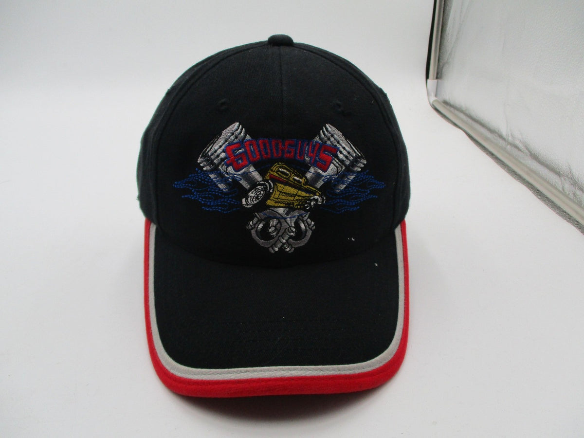 Goodguys Hat Cap Snap Back Mens One Size Black Hot Rod Car Embroidered Graphic0