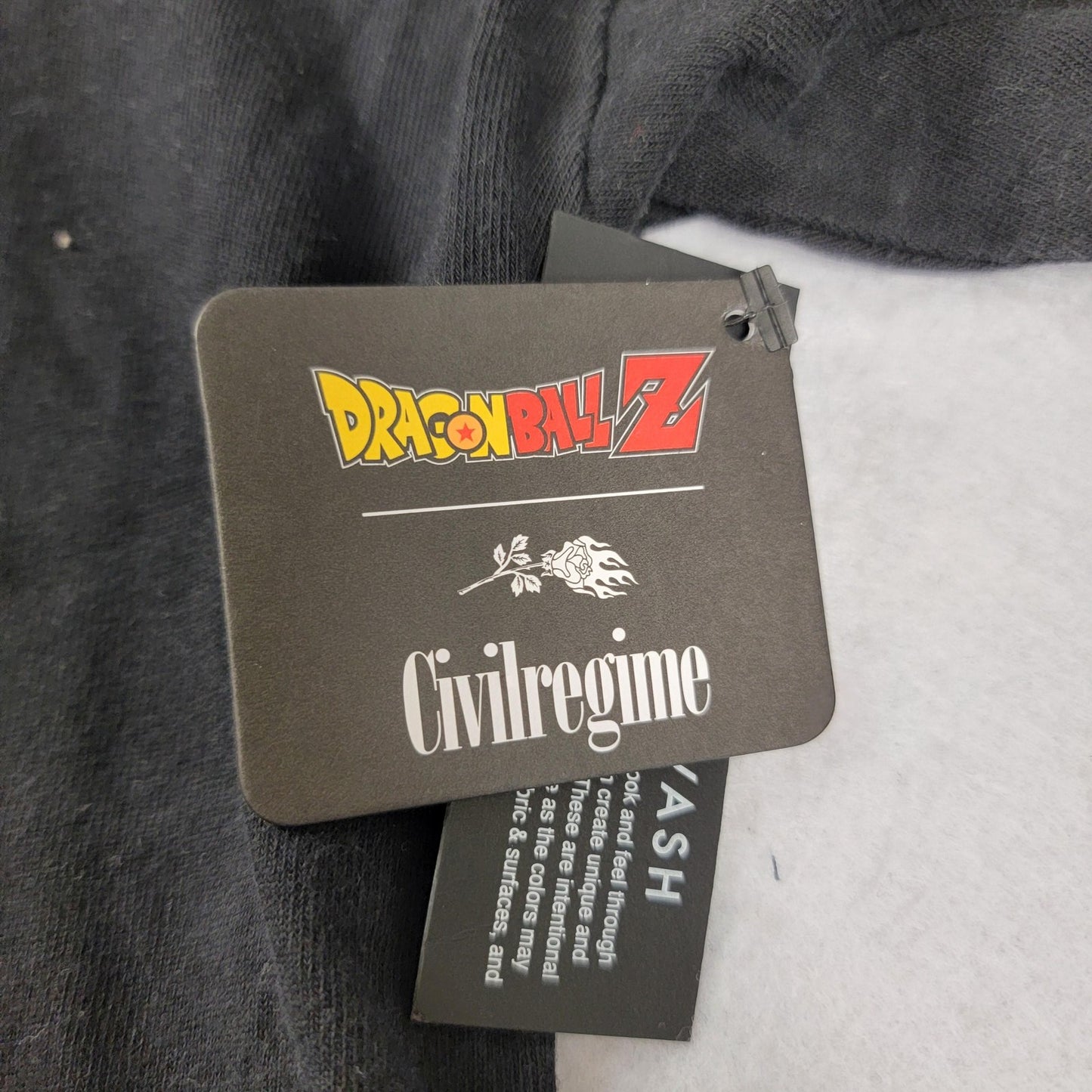 Dragon Ball Z Civil Regime Shirt Mens Large Black Android 16 Oversized Tee New6