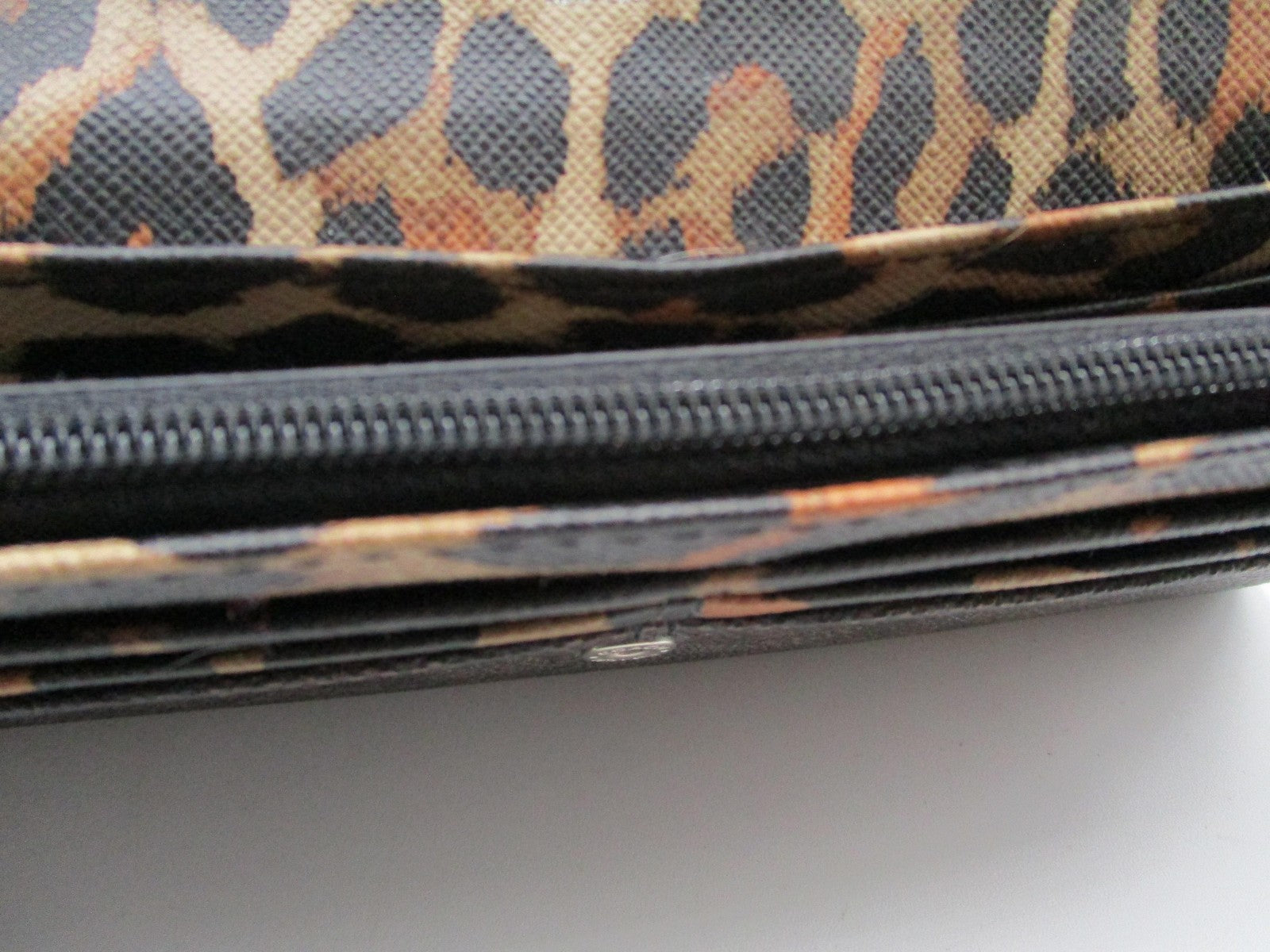 Coach Wallet Women's One Size Brown Signature C Leopard Print Zip Coated Canvas8