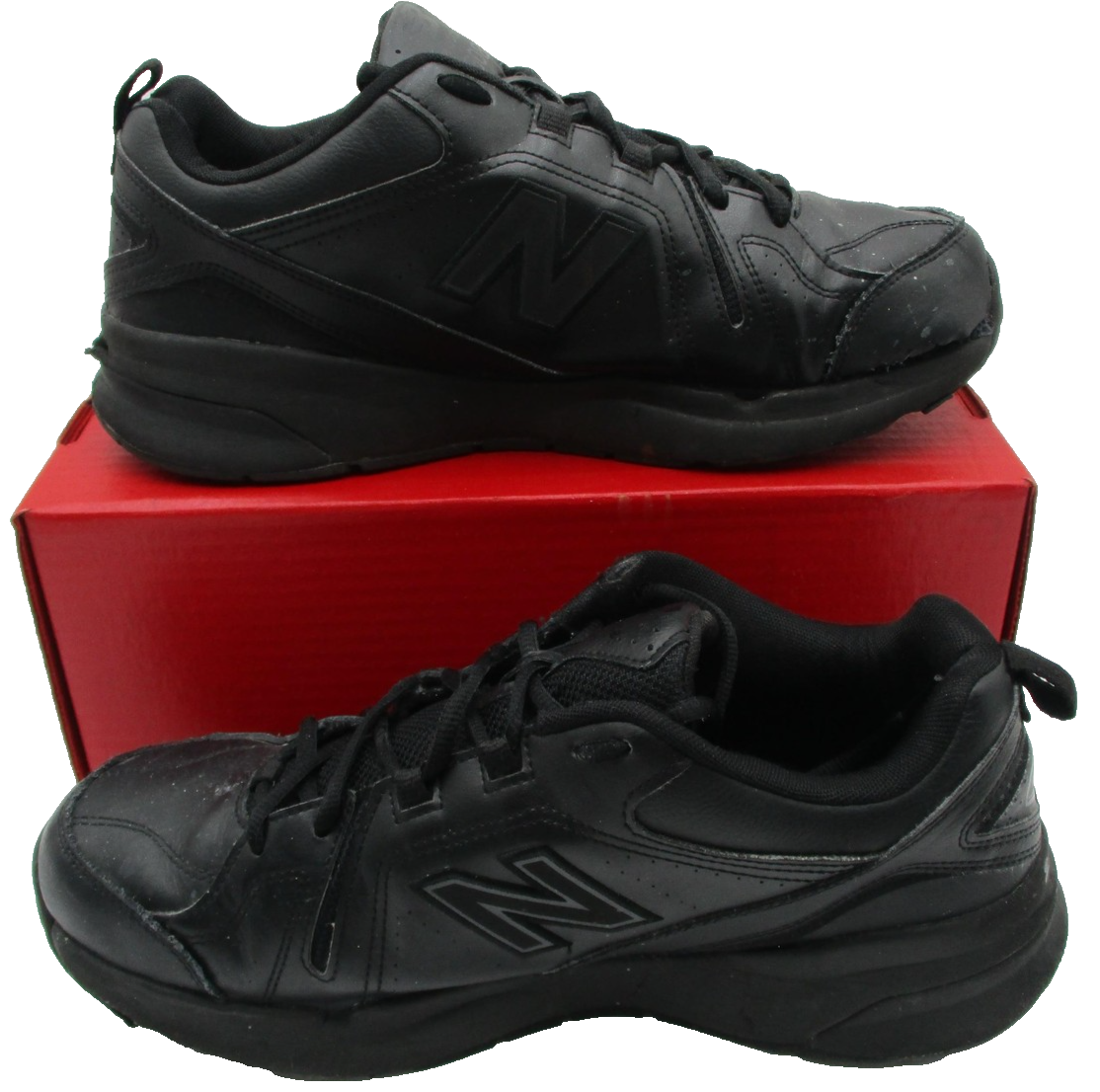 New Balance 608 Shoes Mens Size 11.5 Black Slip Resistant Work 4E MX608AB5 (1G9)3