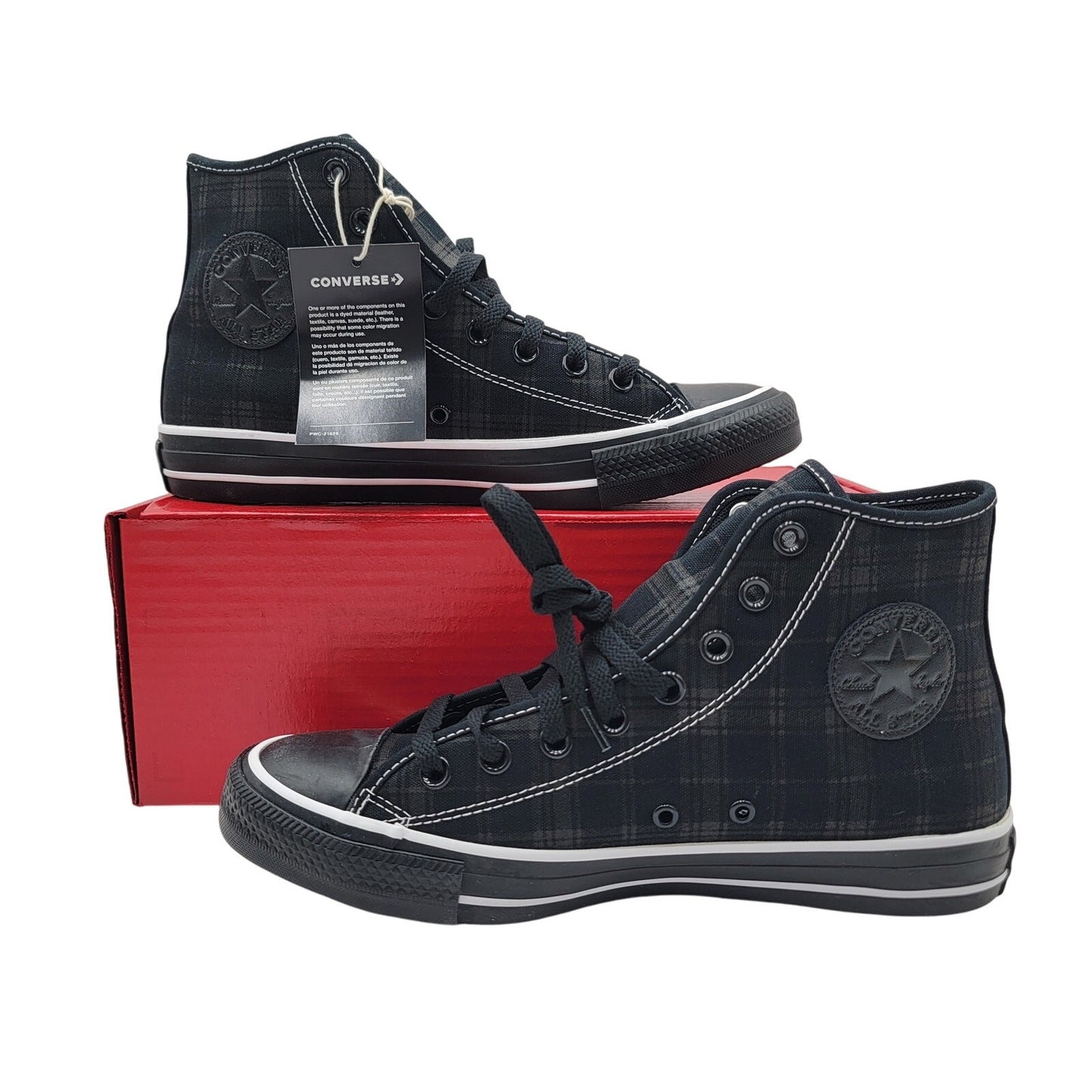 Converse Black CTAS High by You Custom Mens Sz 8 NIB1