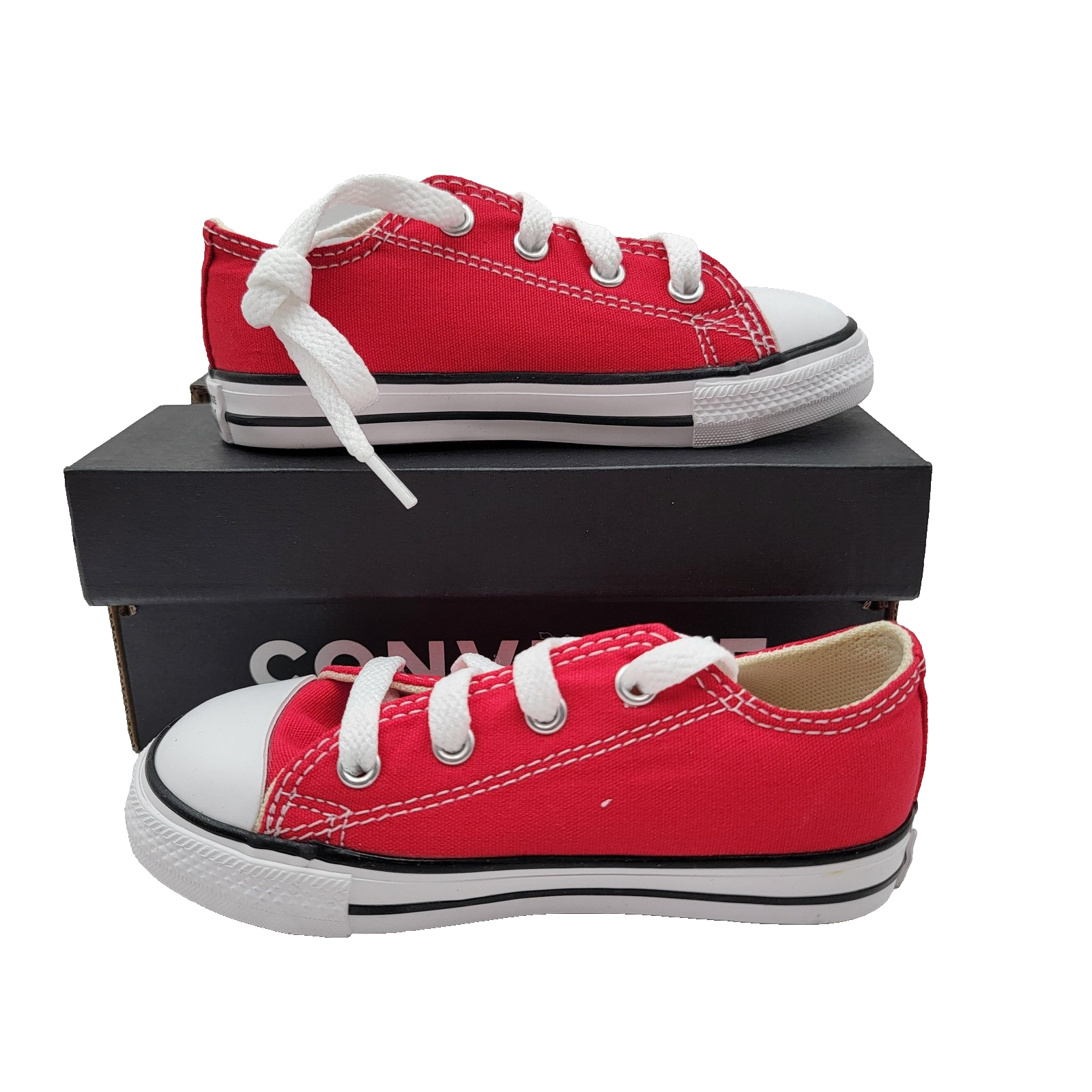 Converse Chuck Taylor All Star Shoes Infant Low Top Canvas Size 8 Sneakers1