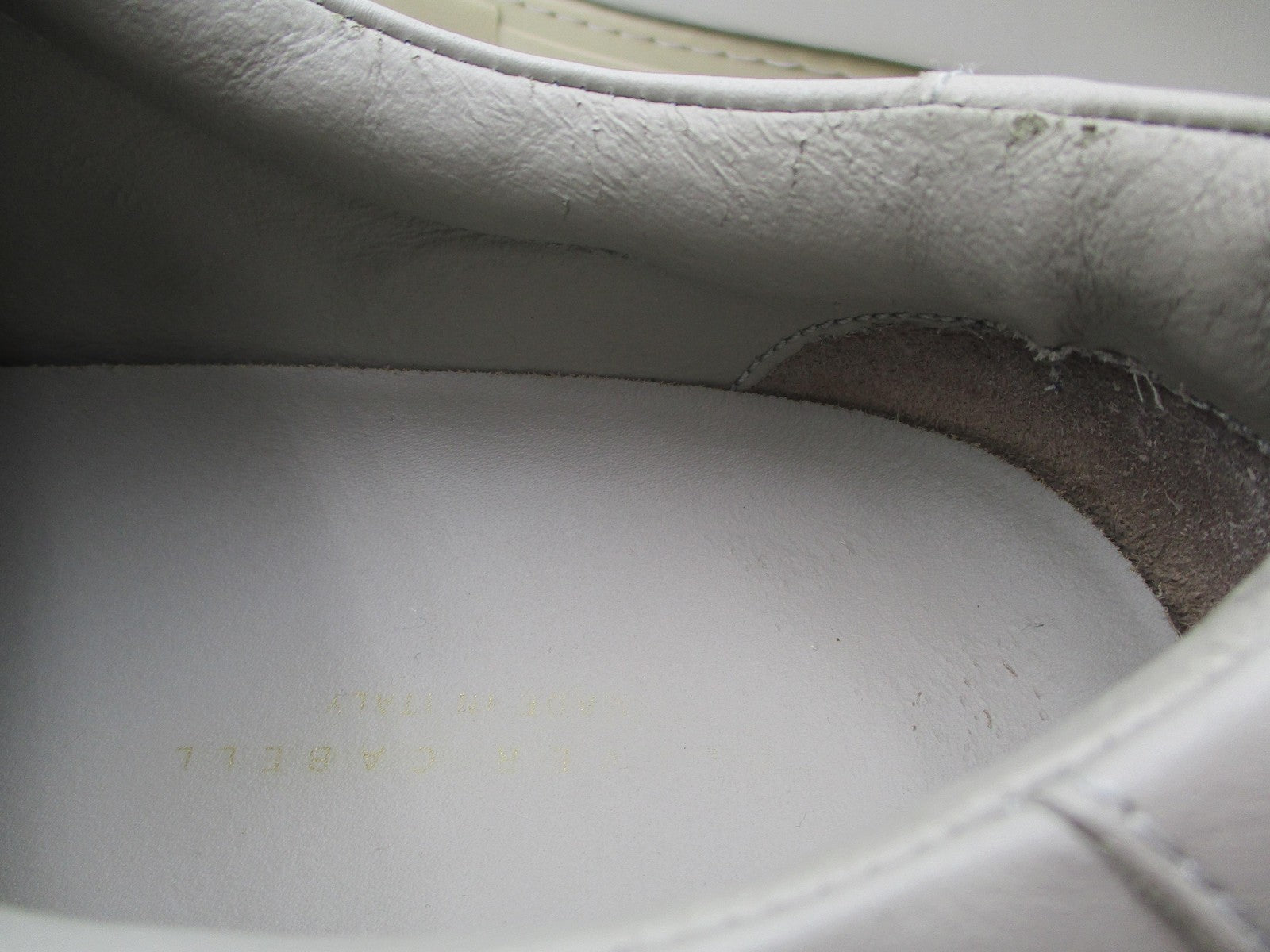 Oliver Cabell Shoes Mens Size 10 Gray Leather Low Top Made In Italy Sneakers 1F77
