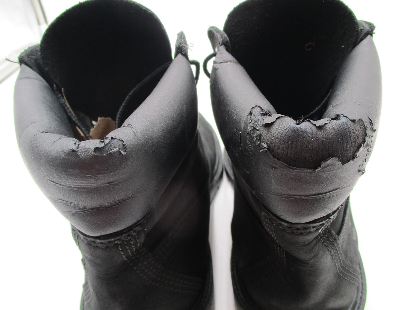 Timberland 10910 Junior Boots Youth Size 5.5M Black Waterproof Leather Combat9