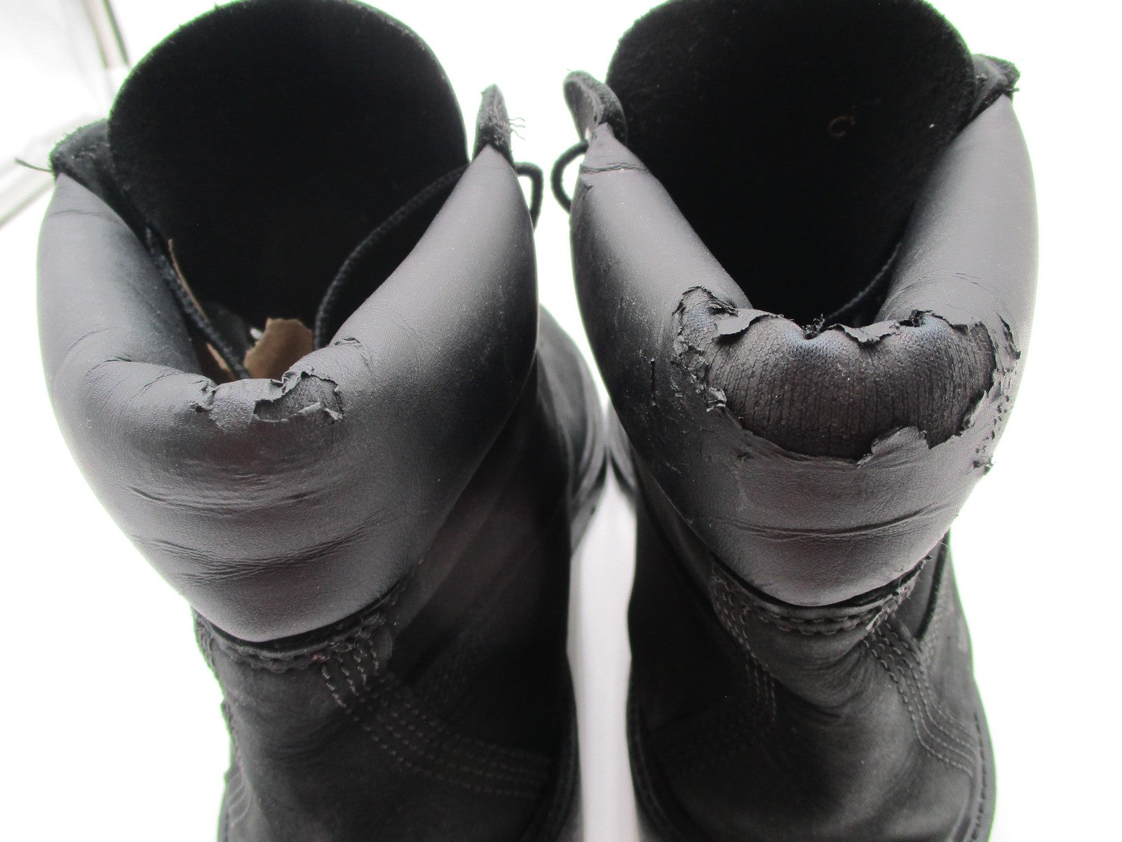Timberland 10910 Junior Boots Youth Size 5.5M Black Waterproof Leather Combat9