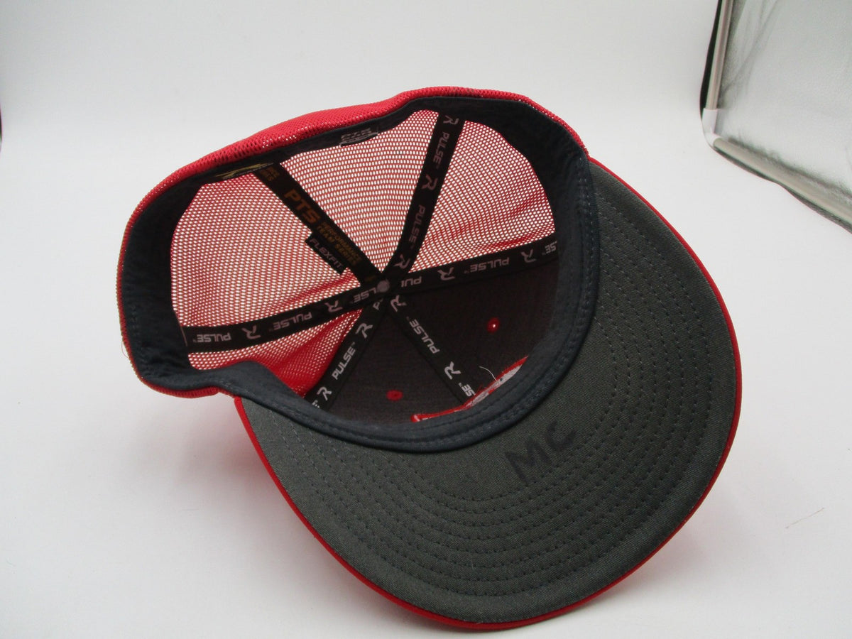 Richardson Hat Cap Fitted Men S/M Red Cincinatti Spring Training Trucker PTS 20M9