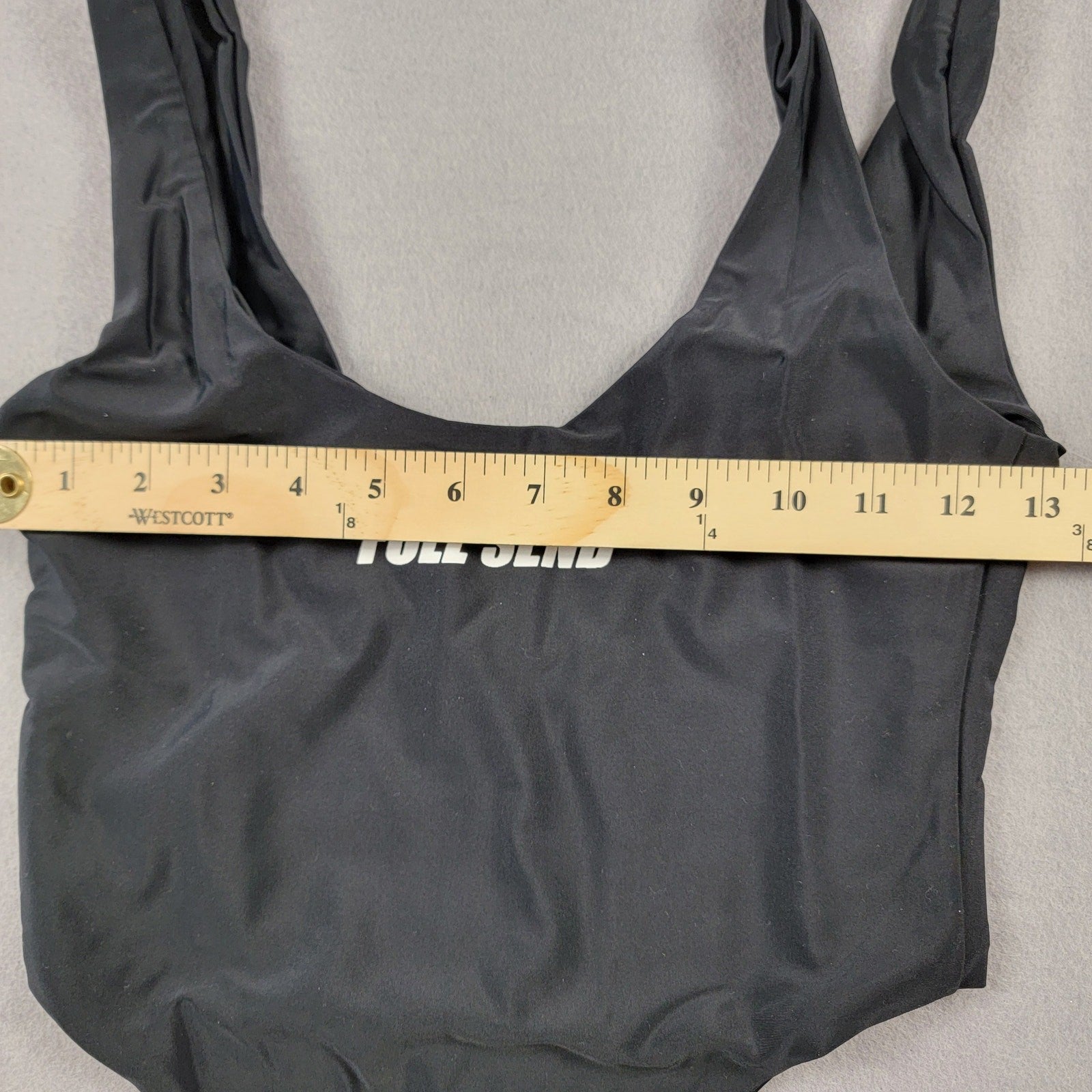 Full Send Women's One Piece Black Swimsuit  Size S