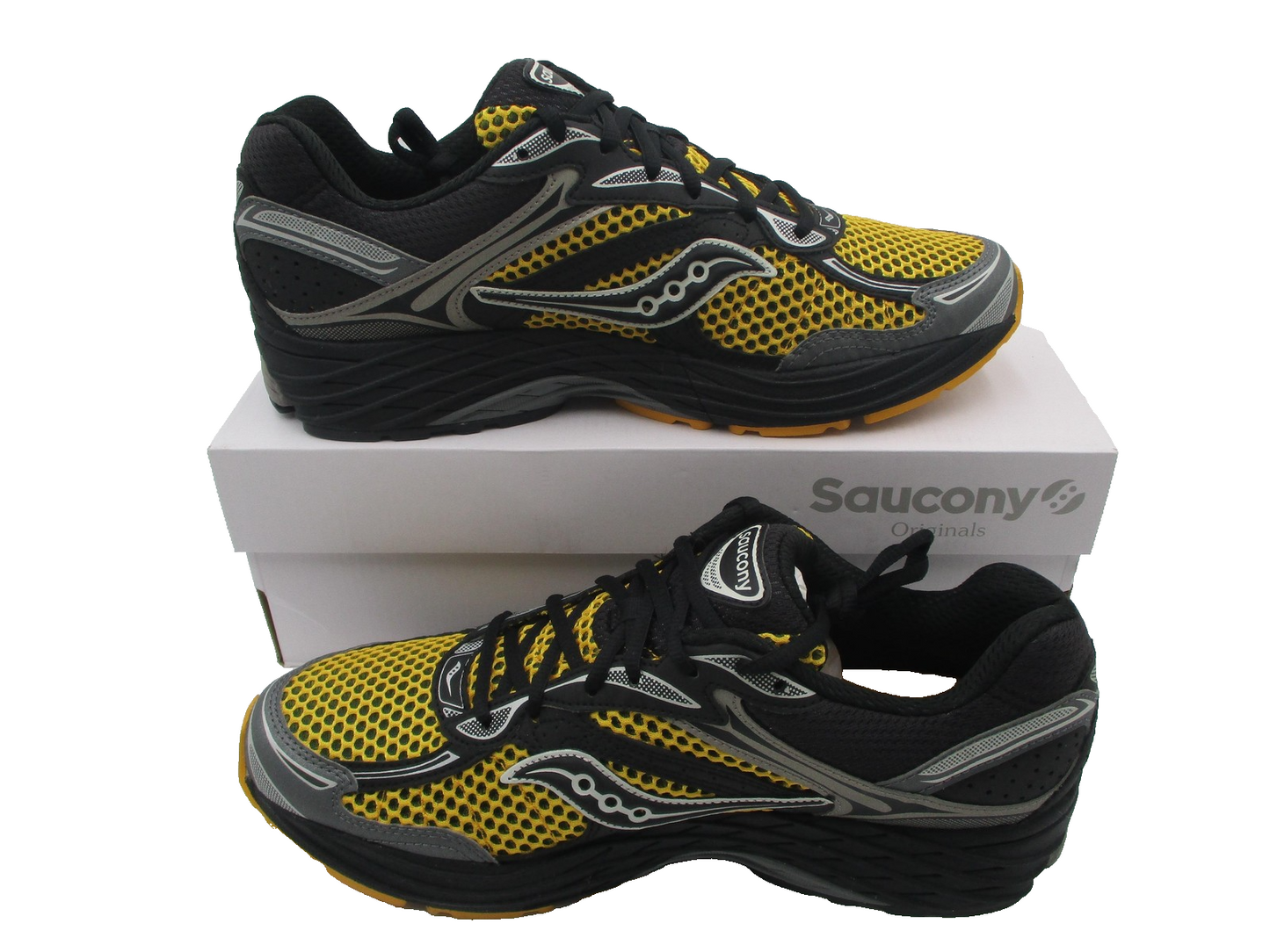 Saucony ProGrid Omni 9 Men's Gold/Carbon Running Shoes S7073966