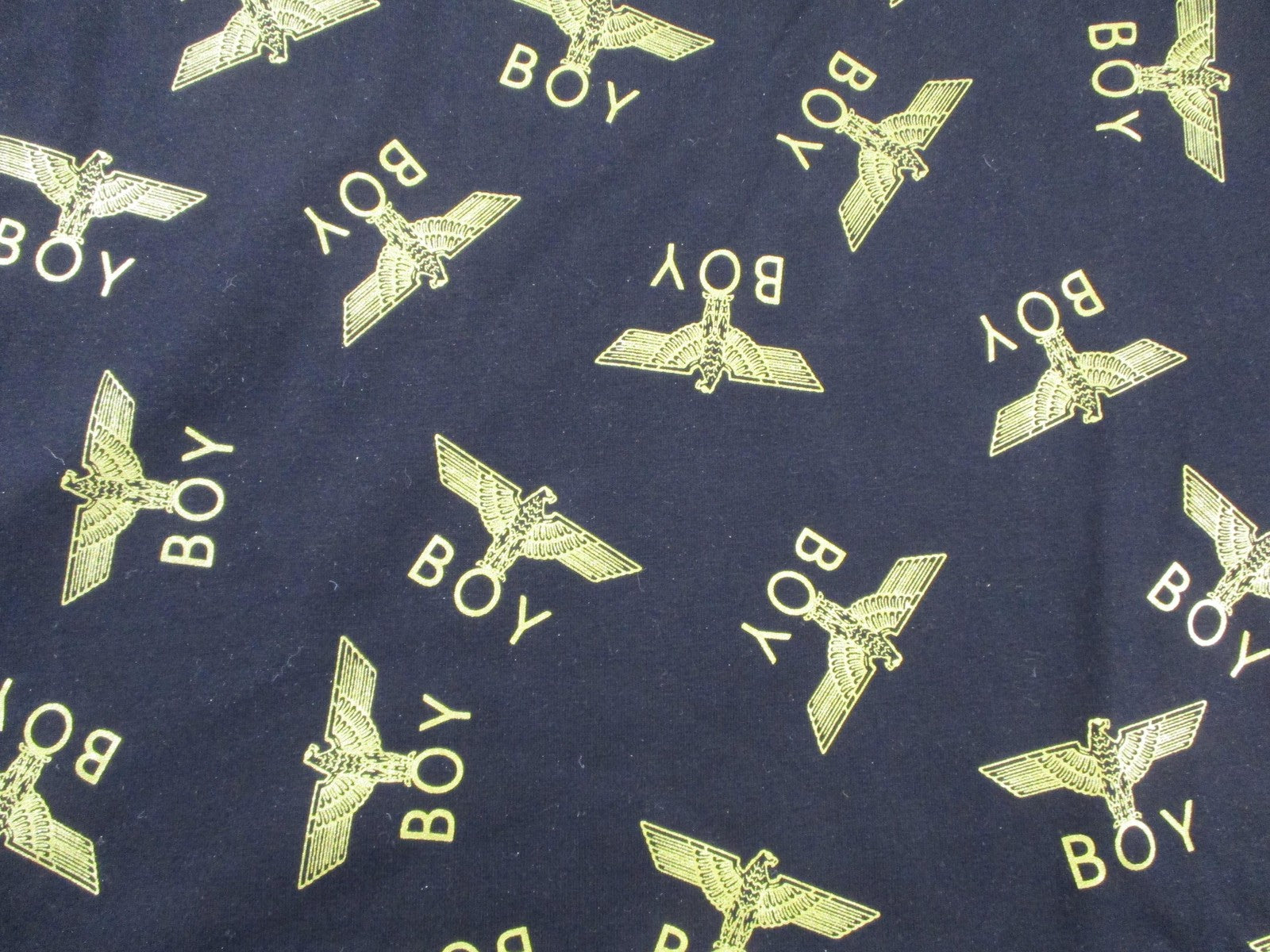BOY London Shirt Mens Medium Black Eagle Logo Graphic Tee Streetwear 1302043