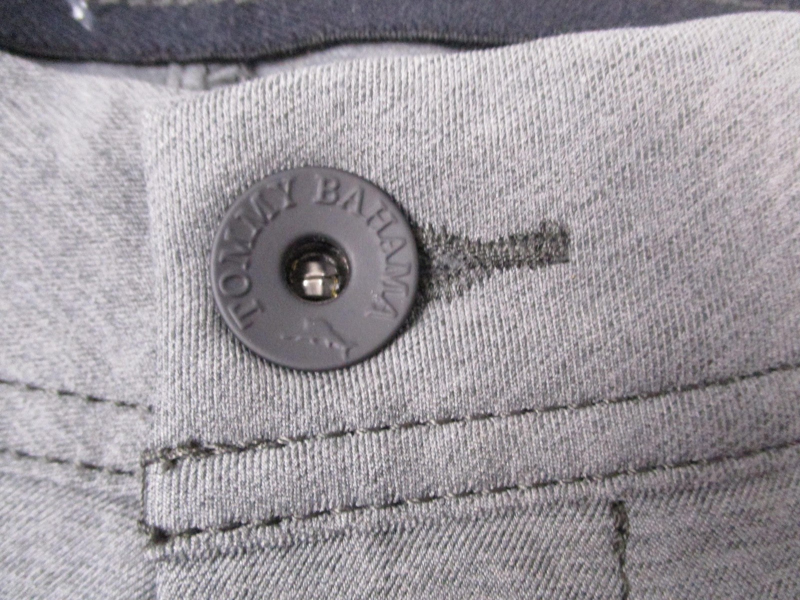 Tommy Bahama On Par 5 Pocket Pants Mens 32x32 Gray Golf Knit Stretch Khakis 12427