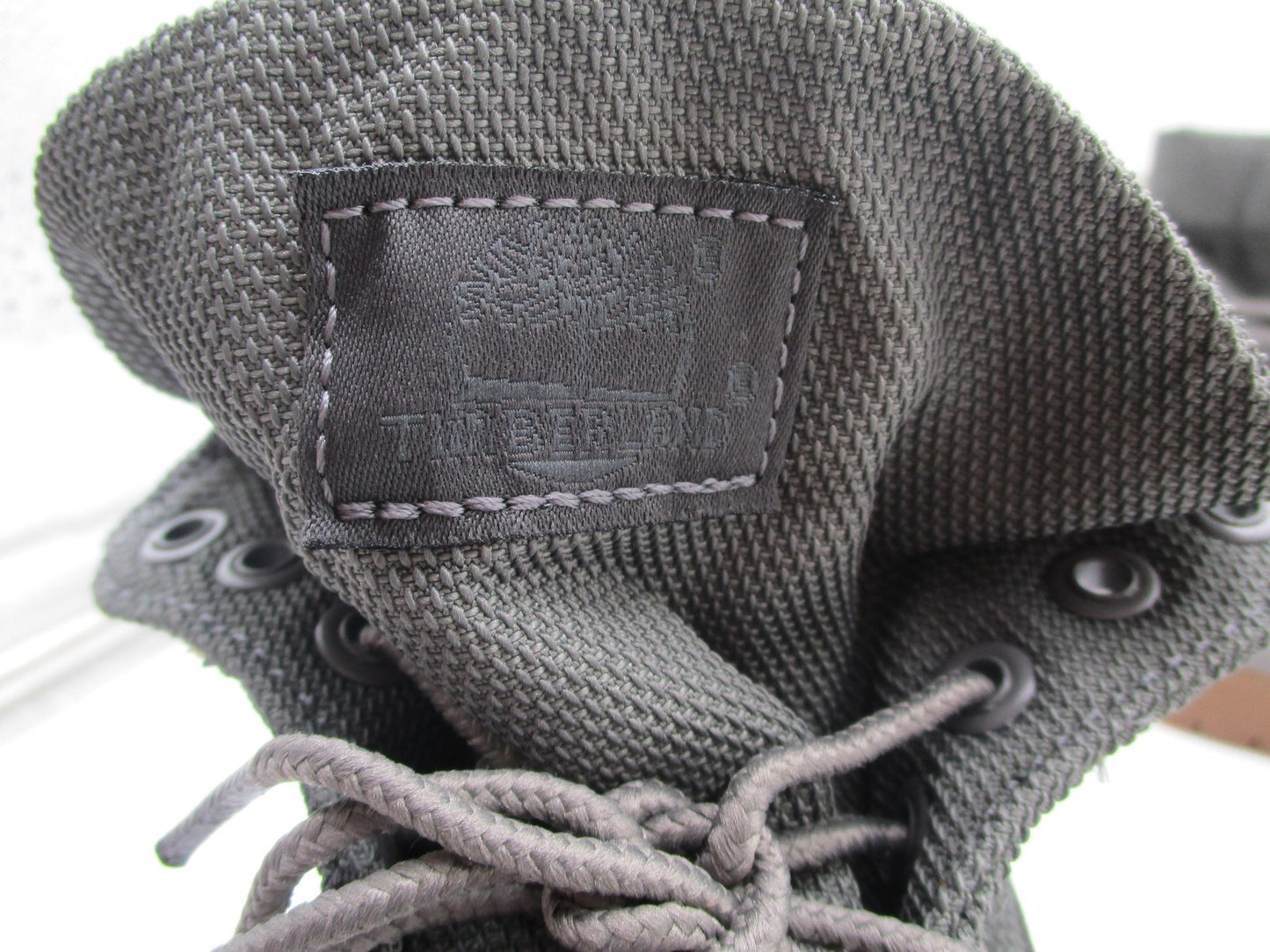 Timberland Boots Girls Size 13.5 Roll Top Grey Mono Combat Youth TB0A16C711