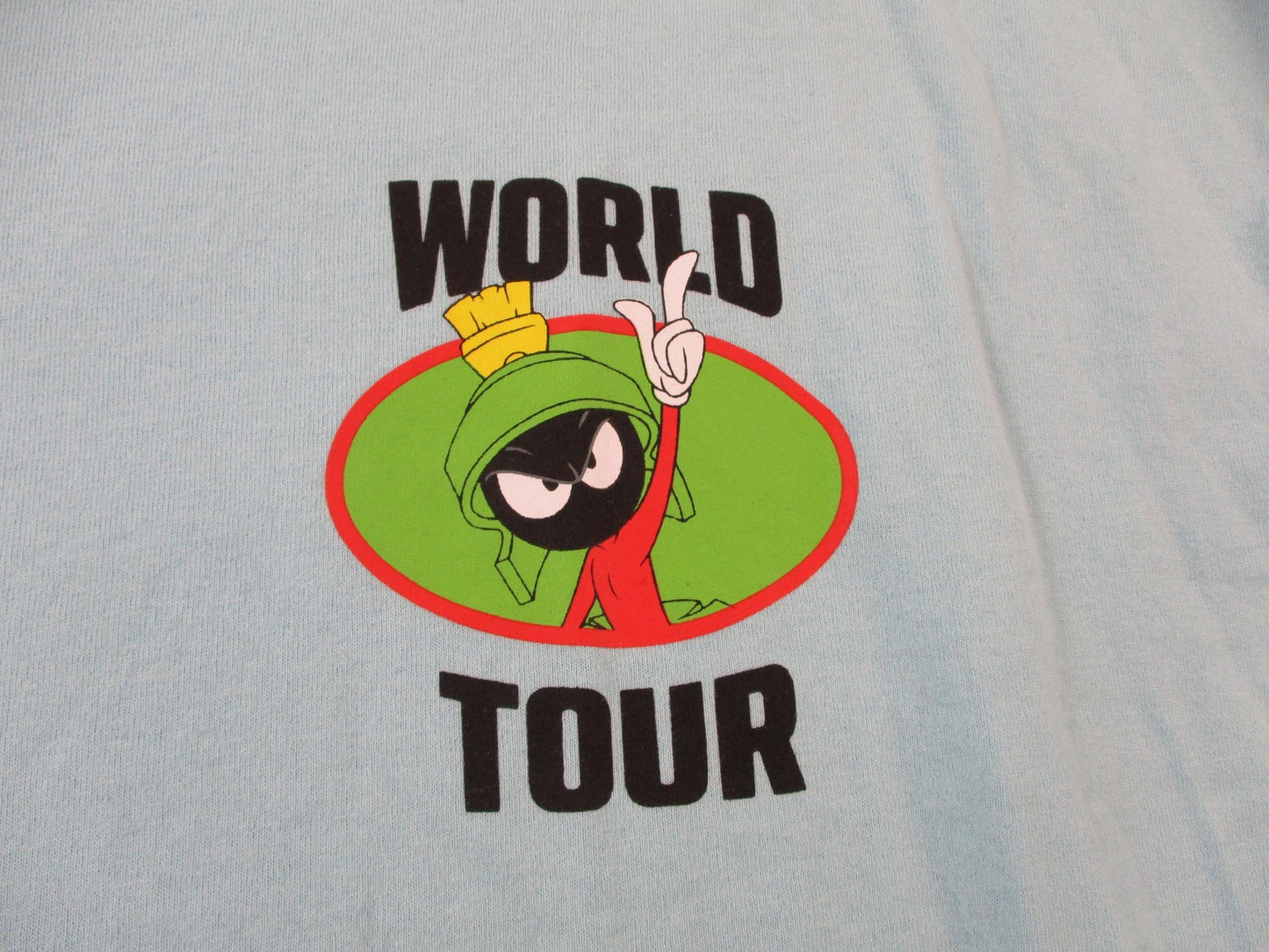Looney Tunes Marvin The Martian Racing Club Shirt Mens XL Blue Graphic Tee 15468