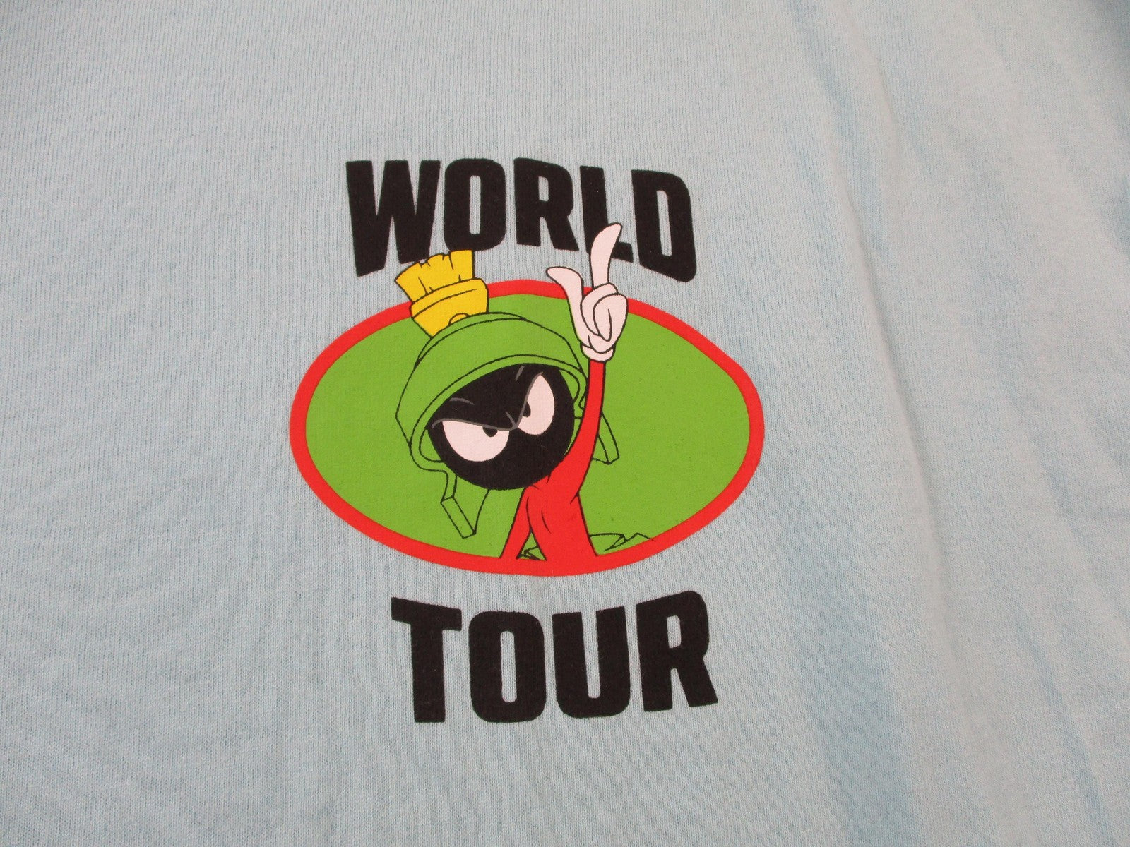 Looney Tunes Marvin The Martian Racing Club Shirt Mens XL Blue Graphic Tee 15468