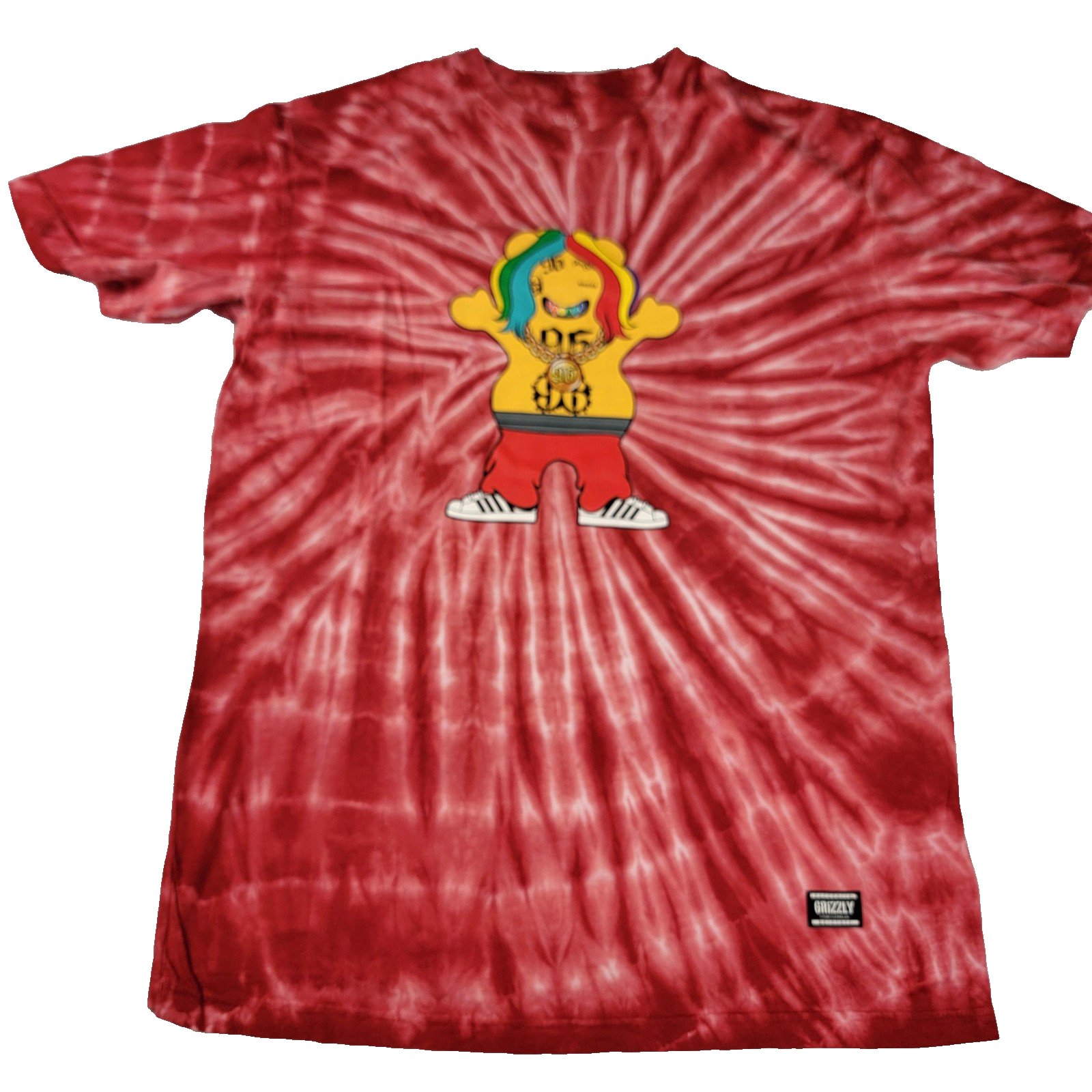 2 Pack Grizzly Grip Tape Tie Dye Tees Sz XL