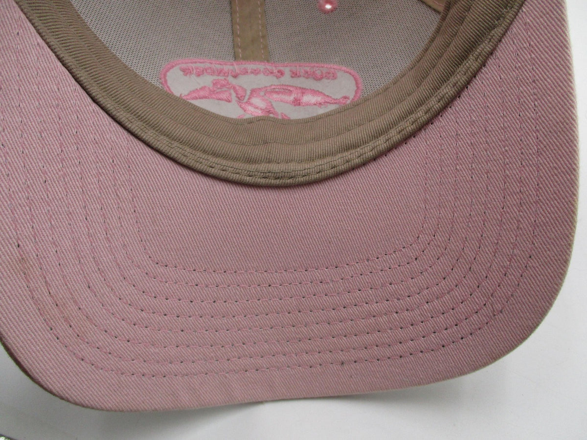 The Game Hat Cap Strap Back Womens One Size Pink Camo Duck Commander Trucker8