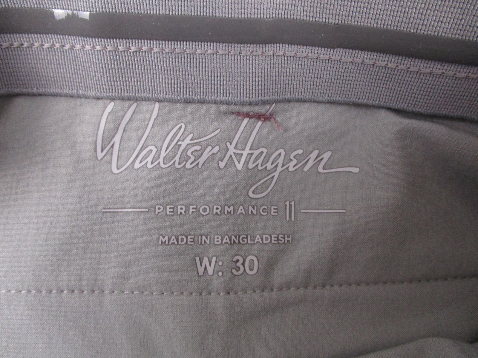 Walter Hagen Performance 11 Golf Shorts Mens 30 Beet Purple Micro Lines