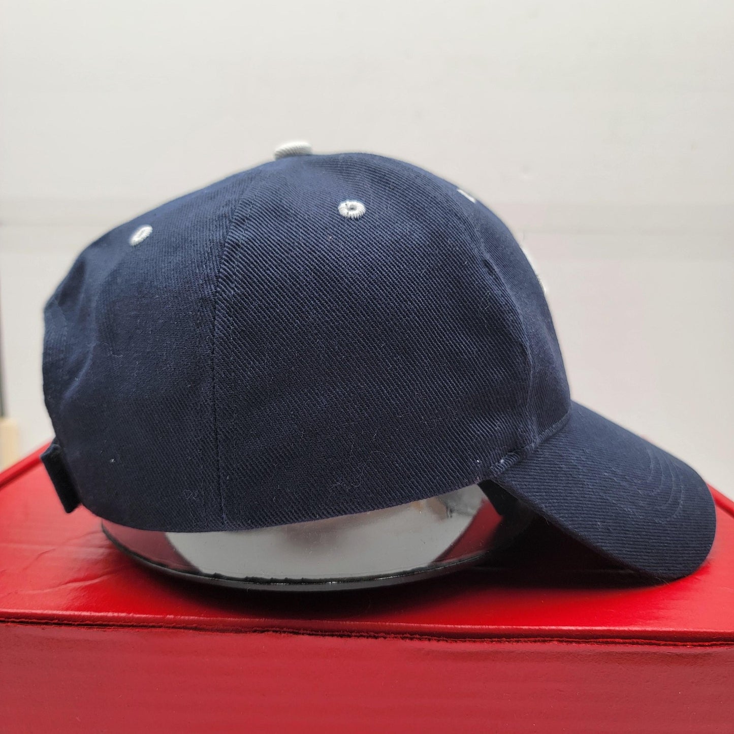 Washington Nationals Hat Cap Strap Back Navy Blue MLB Baseball Mens One Size4
