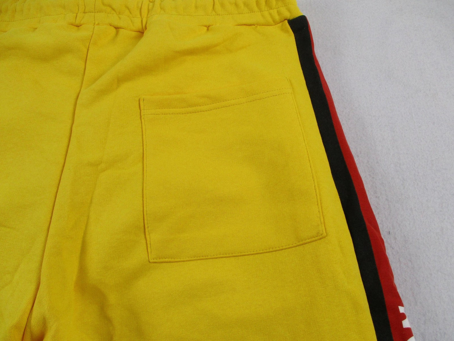 North's Republic Pants Mens 2XL Yellow Side Stripe Fleece Joggers Sweatpants New9