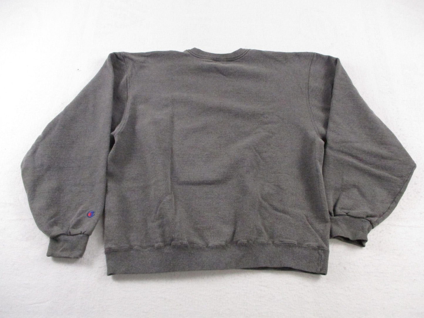 Vintage Champion Sweatshirt Mens Large Gray Fleece Pullover Crewneck Logo1