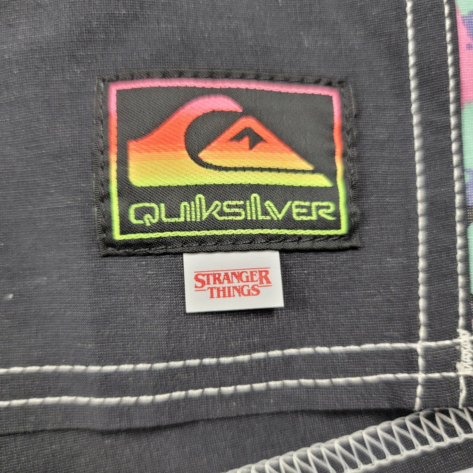 Quiksilver x Stranger Things Boardshorts Men’s 40 Recycled Hemp Stretch Surf4