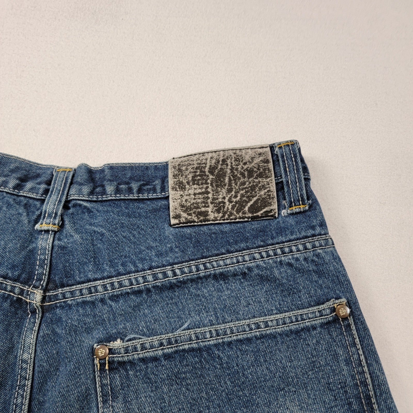 Southpole Jeans Men 36 Blue Denim Carpenter Baggy Loose Fit Hammer Loop Y2K 118910