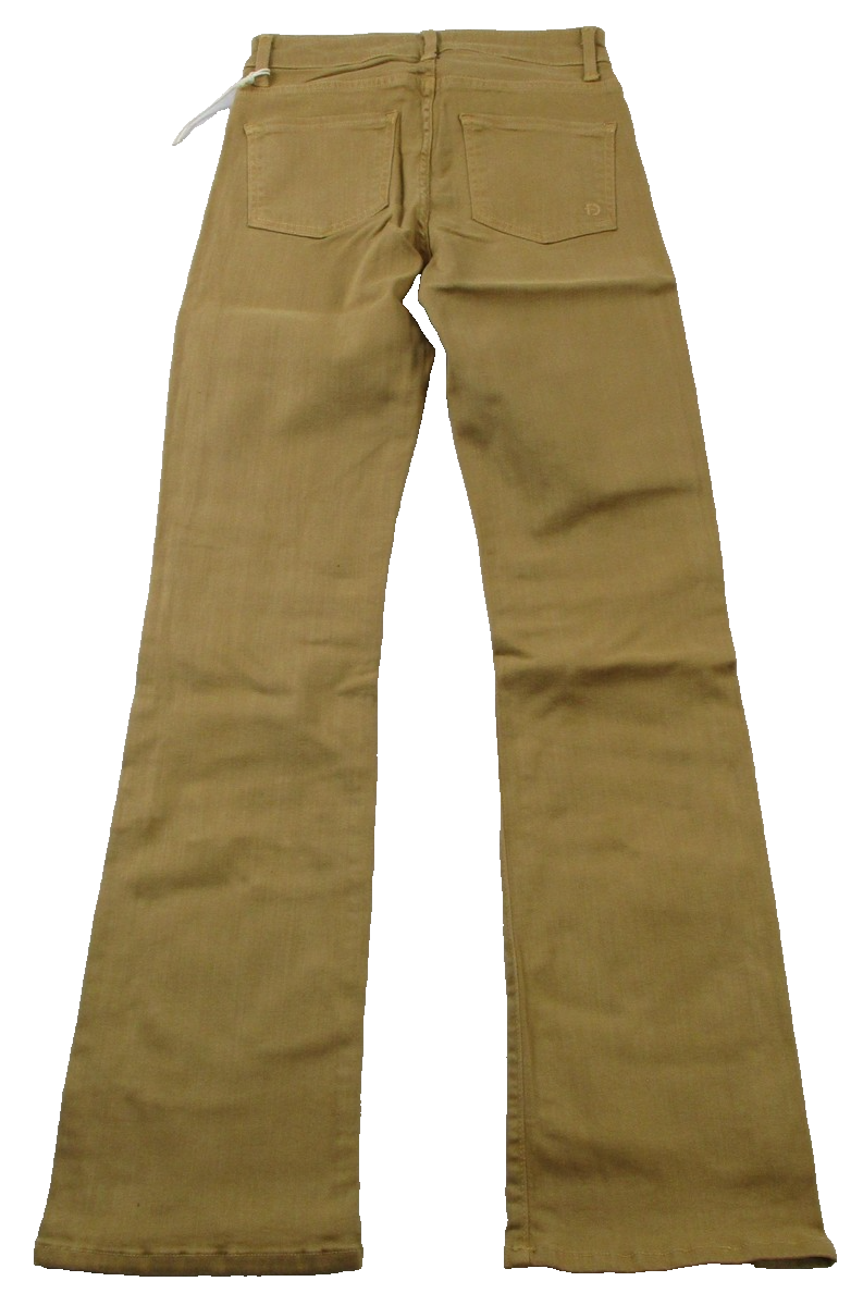 Fidelity Denim Lily Jeans Womens 26 Brown Caramel High Rise Bootcut New 14421