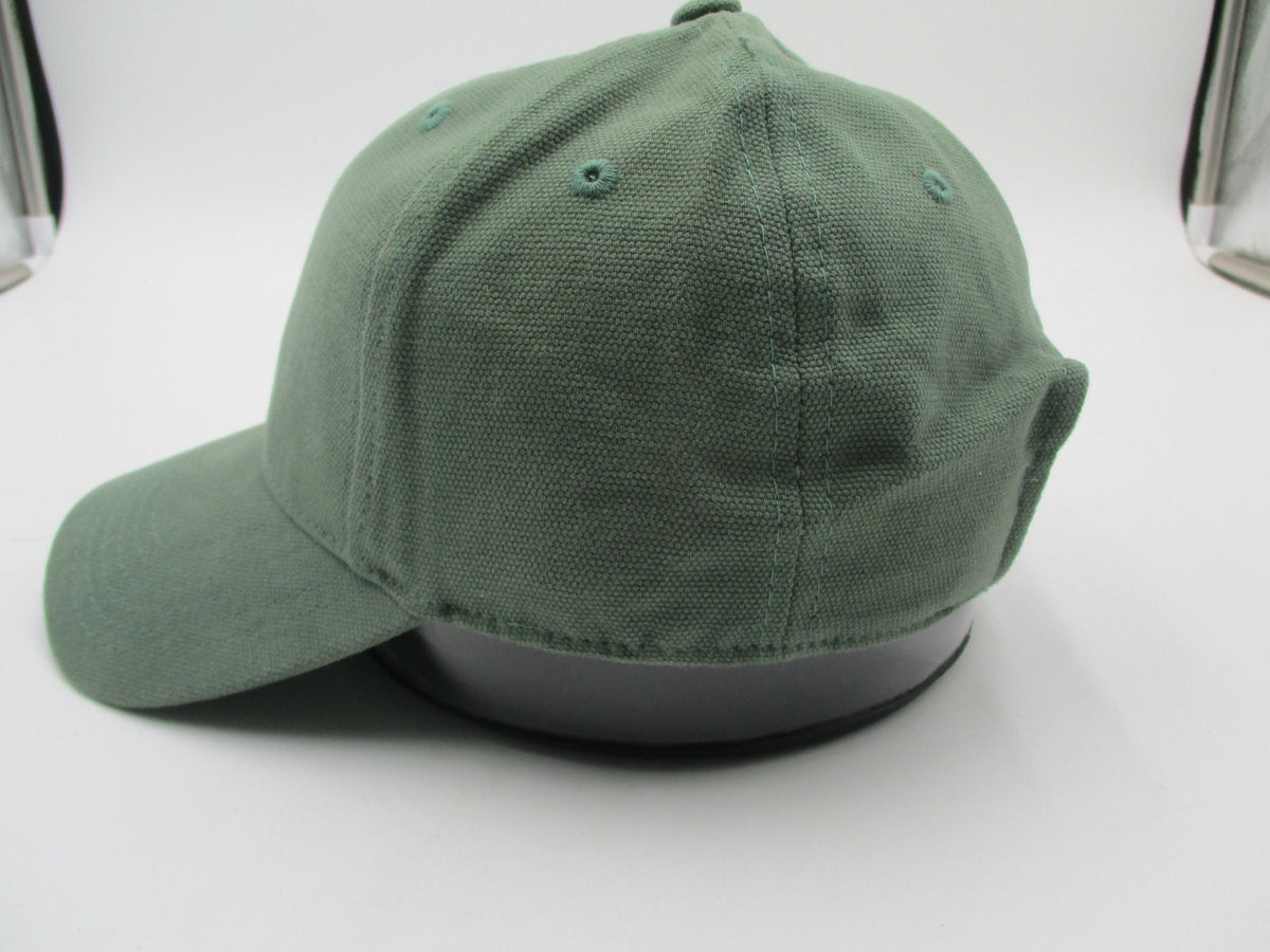 Great Republic Hat Cap Strap Back Mens One Size Green Canvas Solid Baseball4
