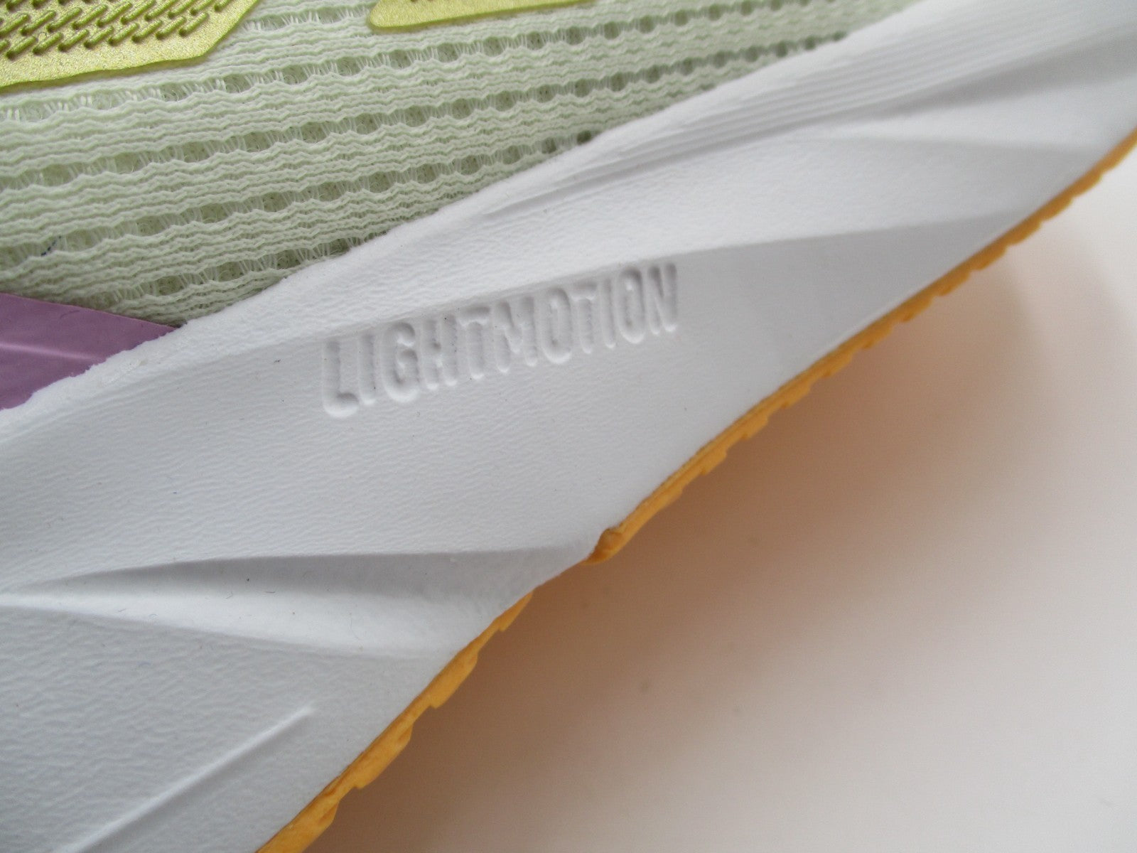 Adidas Duramo SL K Running Shoes Light Yellow Lilac Orange ID5890 Size 6 New8